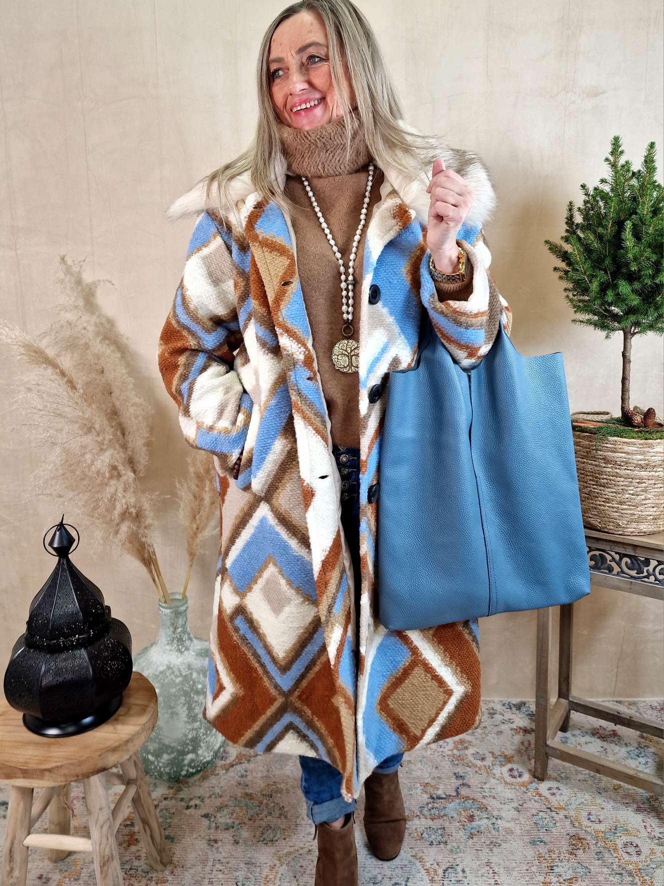 LEDER SHOPPER ADAM JEANSBLAU Made in Italy Echtleder Tasche Schultertasche versch. Farben LEDER SHOPPER ADAM JEANSBLAU Made in Italy Echtleder Tasche Schultertasche versch. Farben