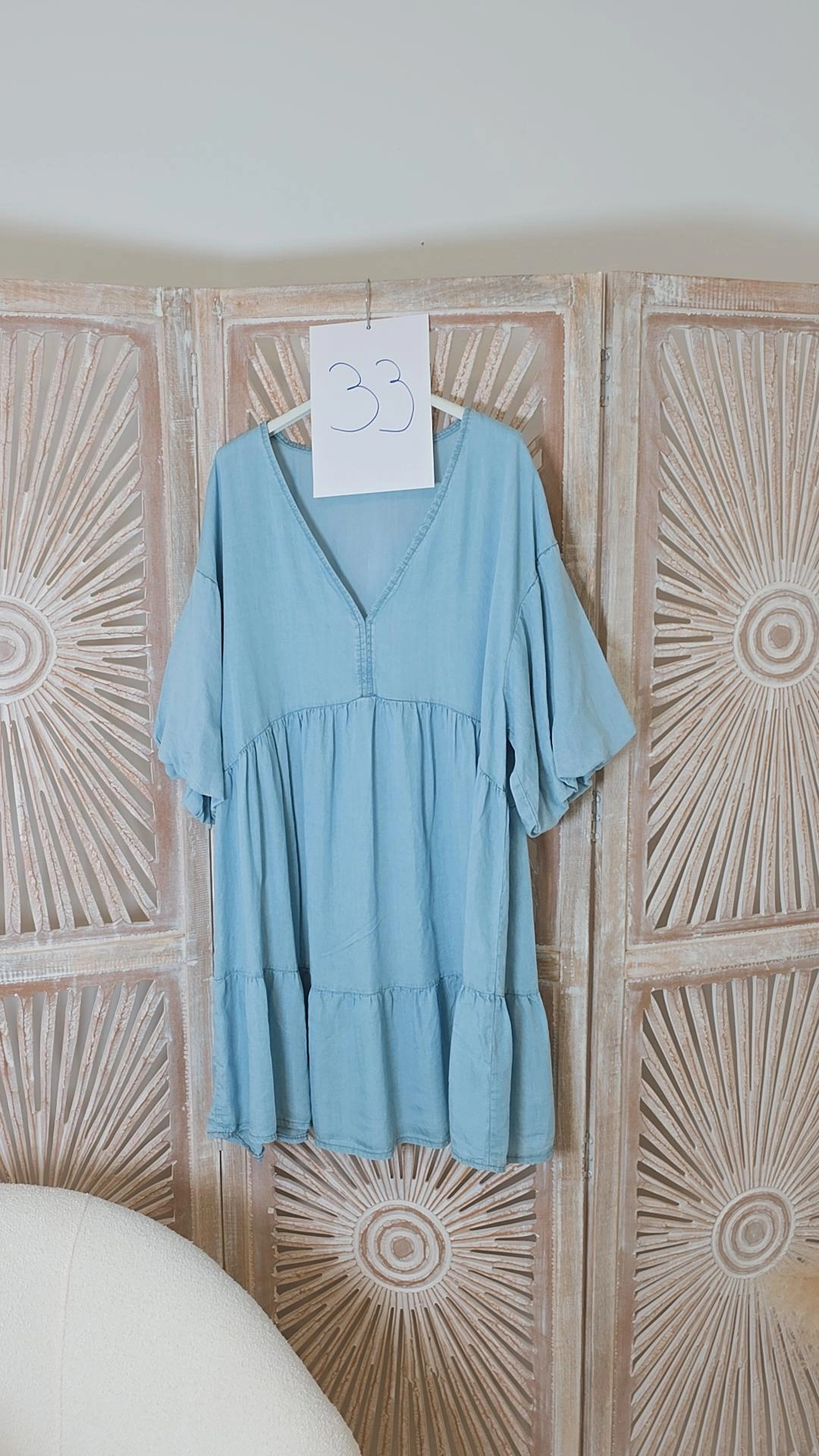 2. WAHL LYOCELL-KLEID HELLBLAU 33