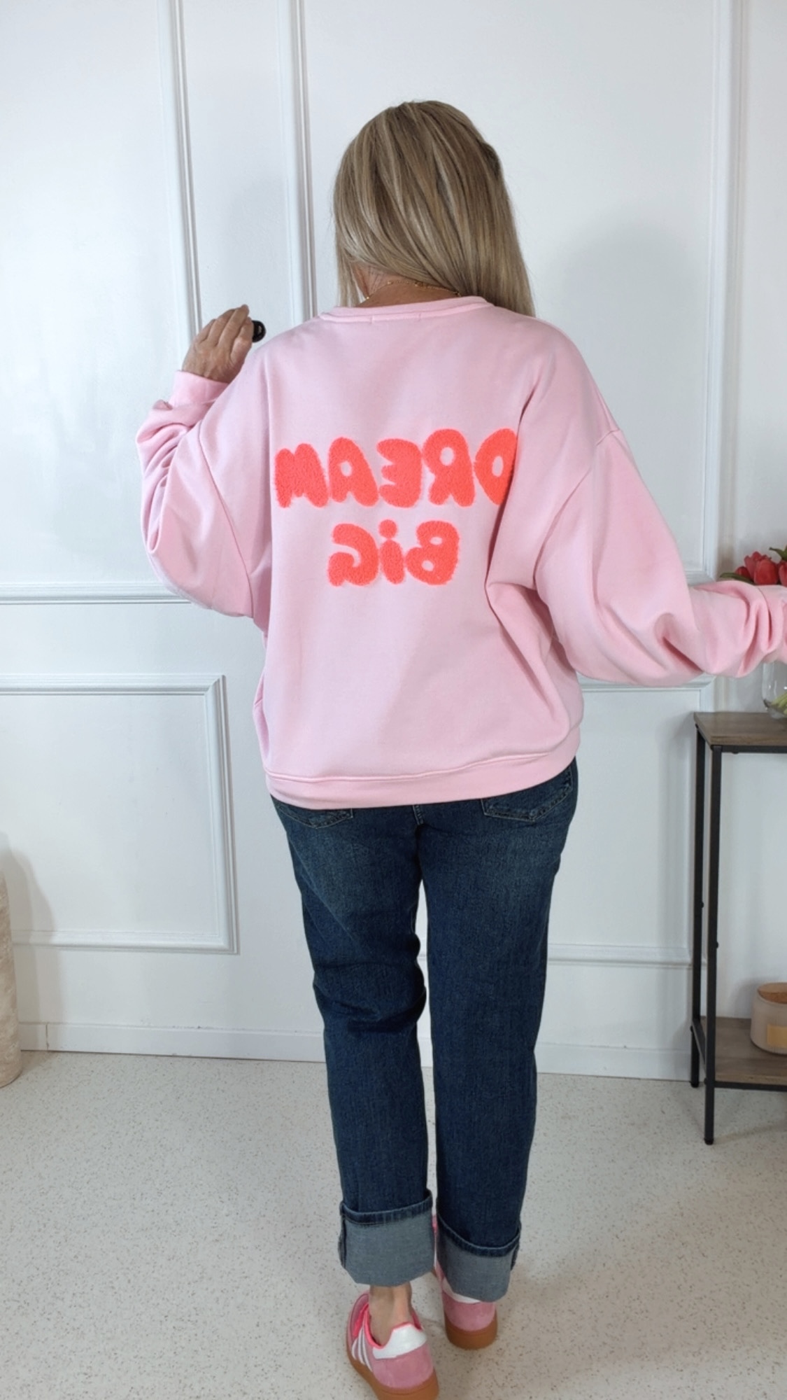 STATEMENT SWEATER DREAM BIG Made in Italy 34-42