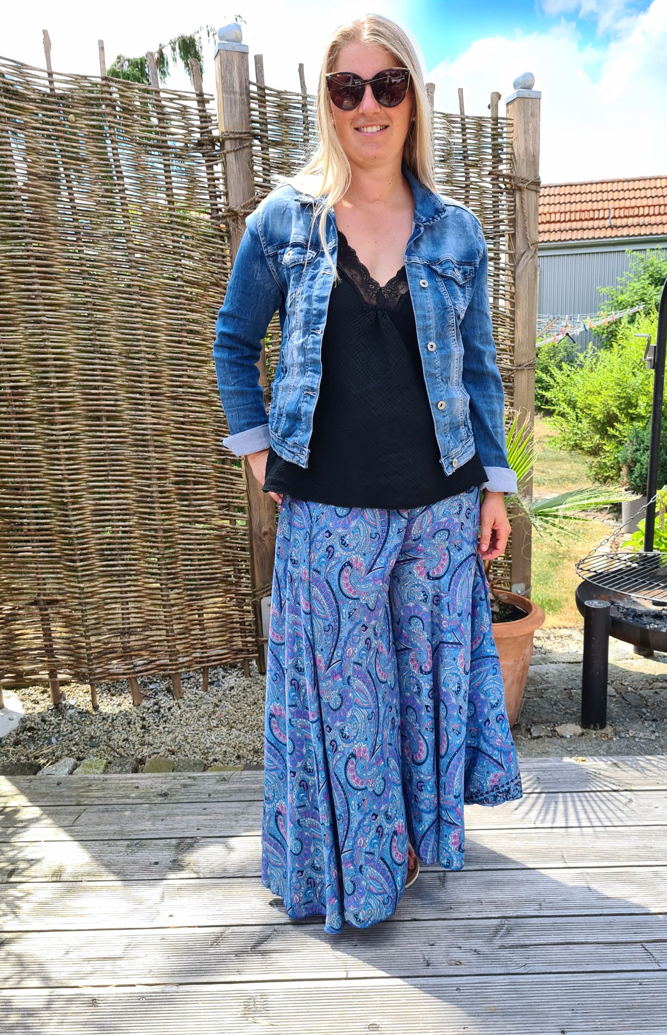 SILK HOSENROCK MALEDIVE BLAU 4 Boho Bohemian Seide Hose Rock Skirt Beach Sommer 34-40/42 SILK HOSENROCK MALEDIVE BLAU 4 Boho Bohemian Seide Hose Rock Skirt Beach Sommer 34-40/42