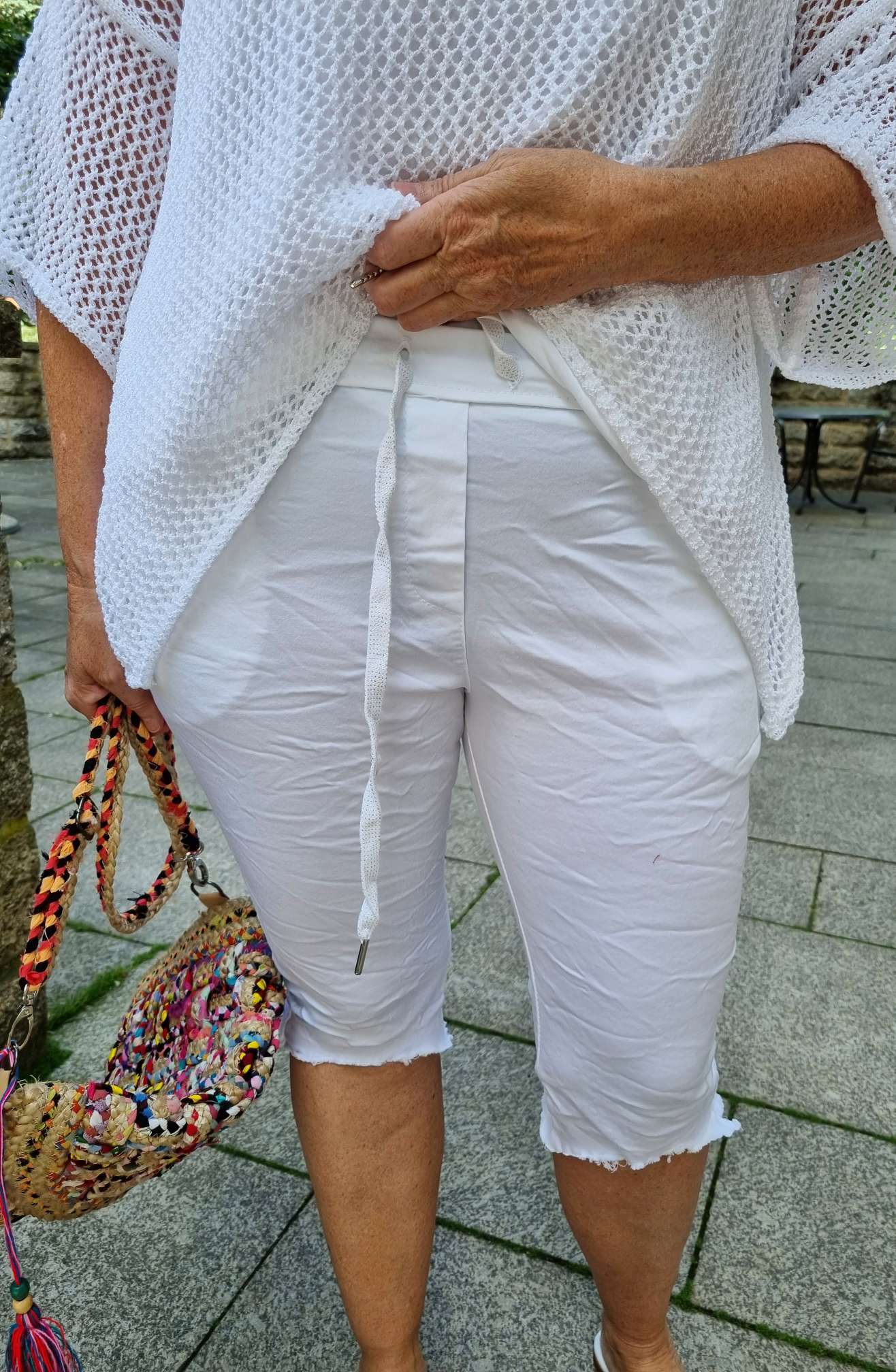 JOGPANT SHORTS VALERIE WEISS 34-40 Made in Italy PANT kurze Hose Sommerhose Bermuda JOGPANT SHORTS VALERIE WEISS 34-40 Made in Italy PANT kurze Hose Sommerhose Bermuda