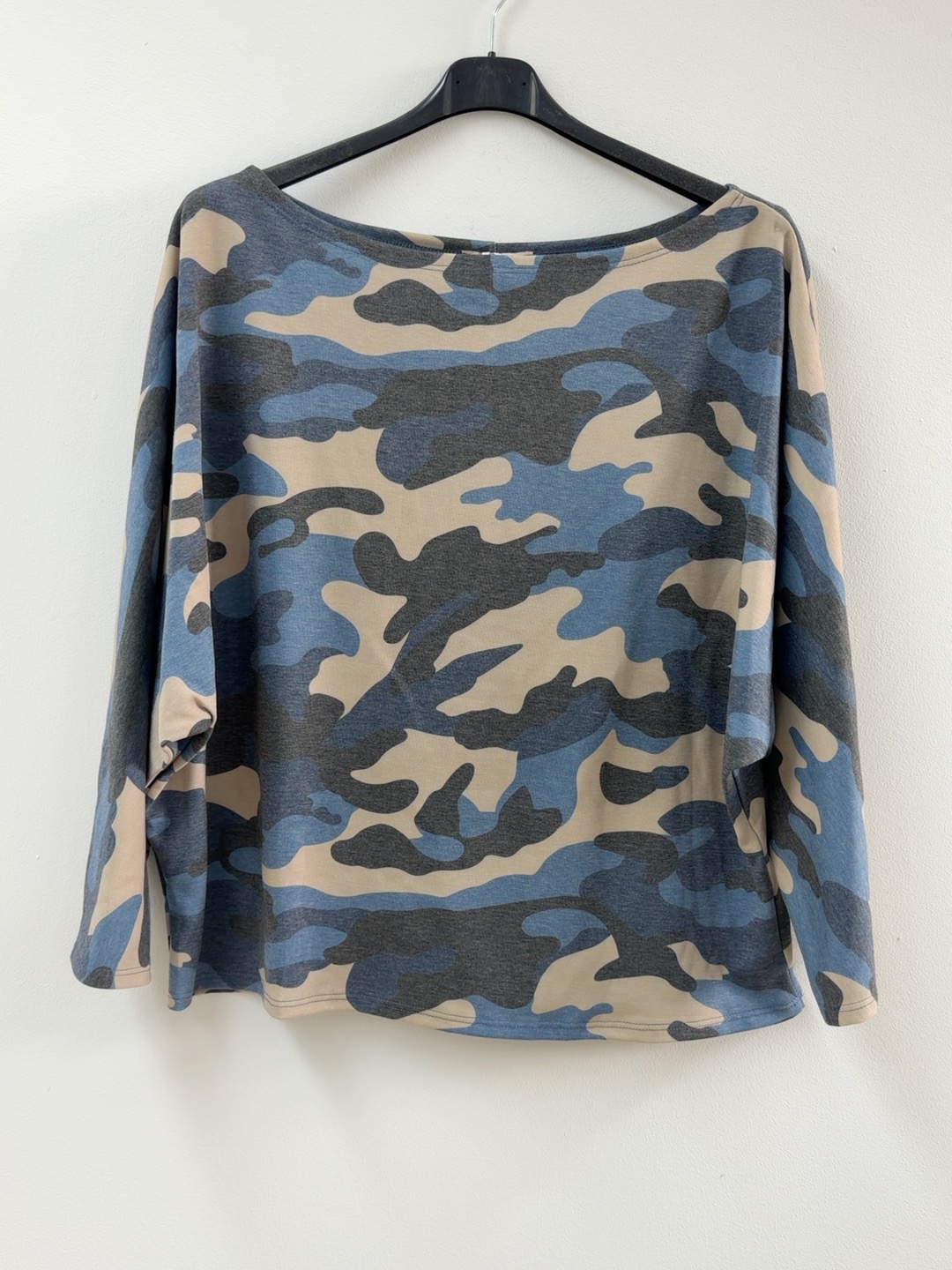 LONGSLEEVE CAMOUFLAGE Made in Italy Gr. 36 - 46 LS0108 Sweater