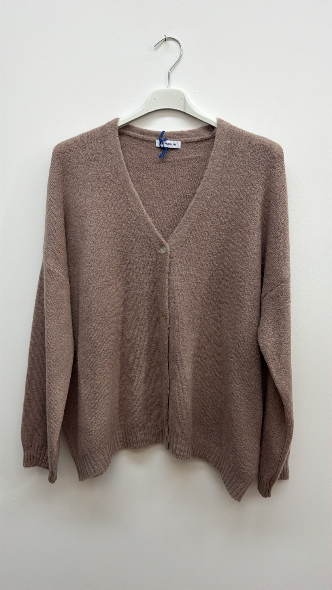 Agnetha – Oversize Alpaka Strickjacke | Made in Italya Cardigan  34-44