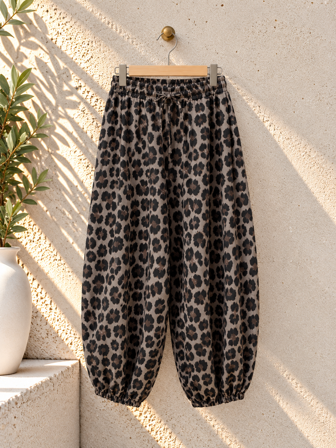 Ballon-Jogpant lässige Basic Pants für jeden Tag I JP0140 I Made in Italy 34-42/44