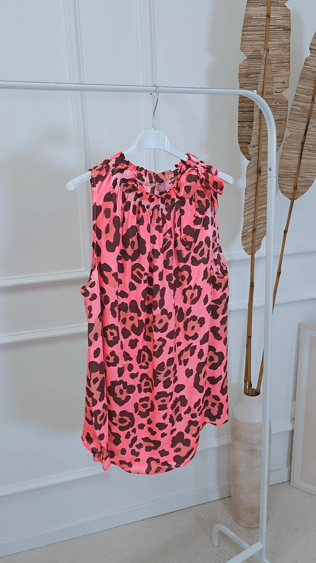EDLES TOP JOSEPHINE SEIDENMIX SILK LEO Made in Italy 34-42/44
