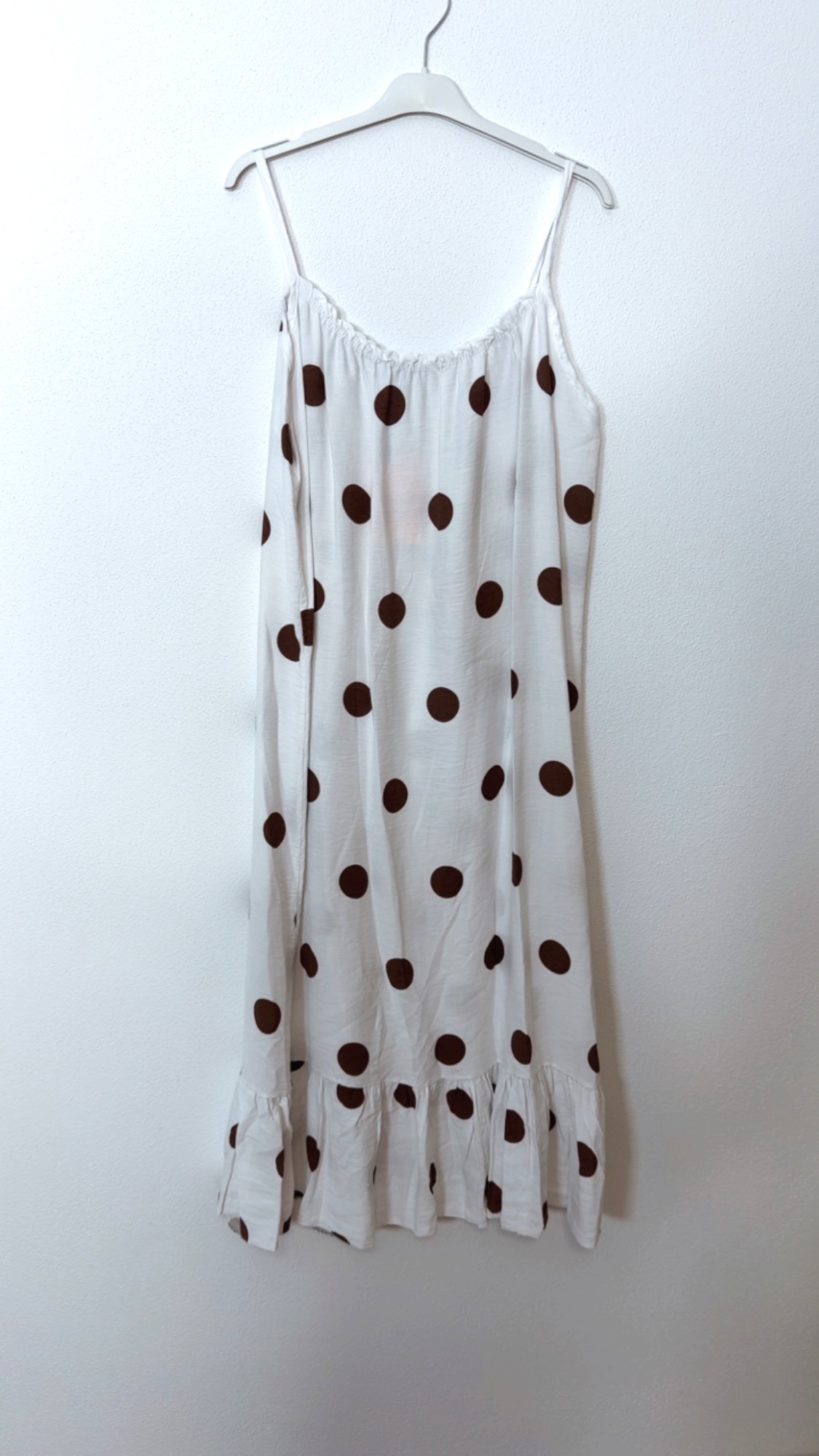 Dots Kleid Isla Spaghettiträger Made in Italy 34-42
