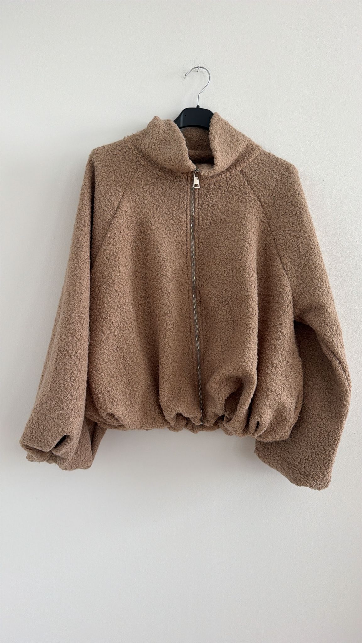 Bouclé-Jacke Uni I NO.JA0021 I Made in Italy I 34-42/44