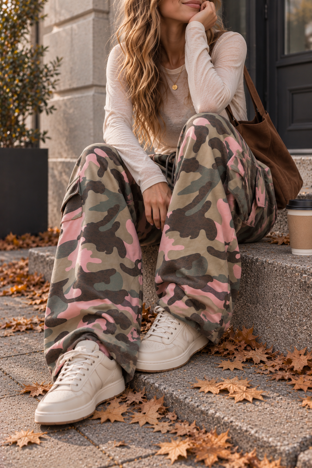 Cargo-Camouflage-Hose I CH0148 I Made in Italy 34-42/44