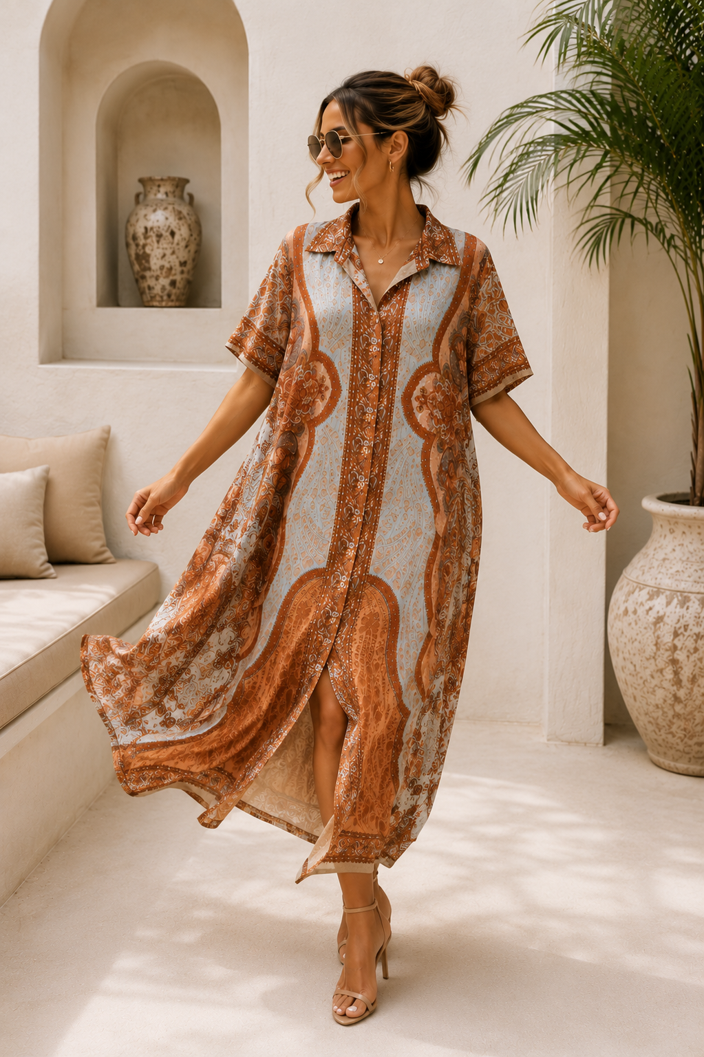 Seidenkleid „Valentia“ – Eleganz in ihrer schönsten Form Gr. 34-gute 42 Premium Kollektion