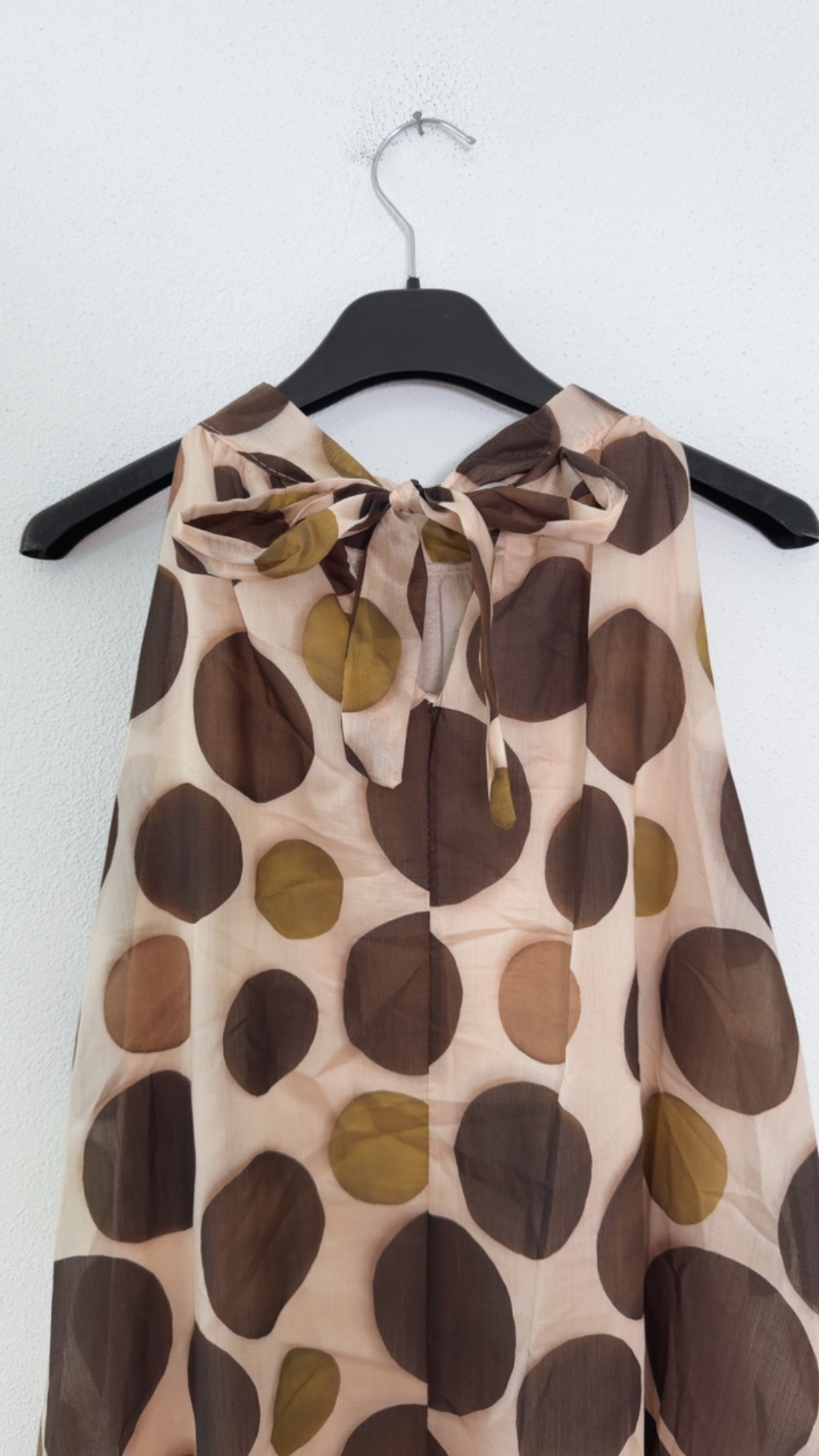 Polka Dots Kleid Zakynthos – Made in Italy | Passend bis zu einer guten Größe 42