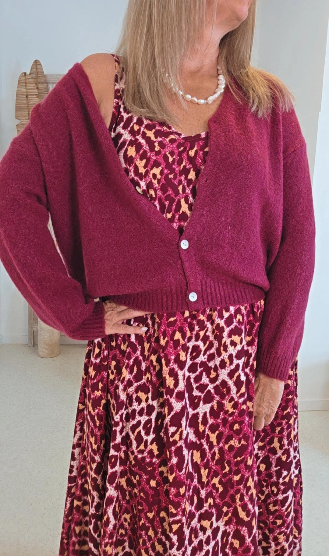 EDLER STRICK CARDIGAN OSLO Alpaca Strickjacke Made in Italy 34-42