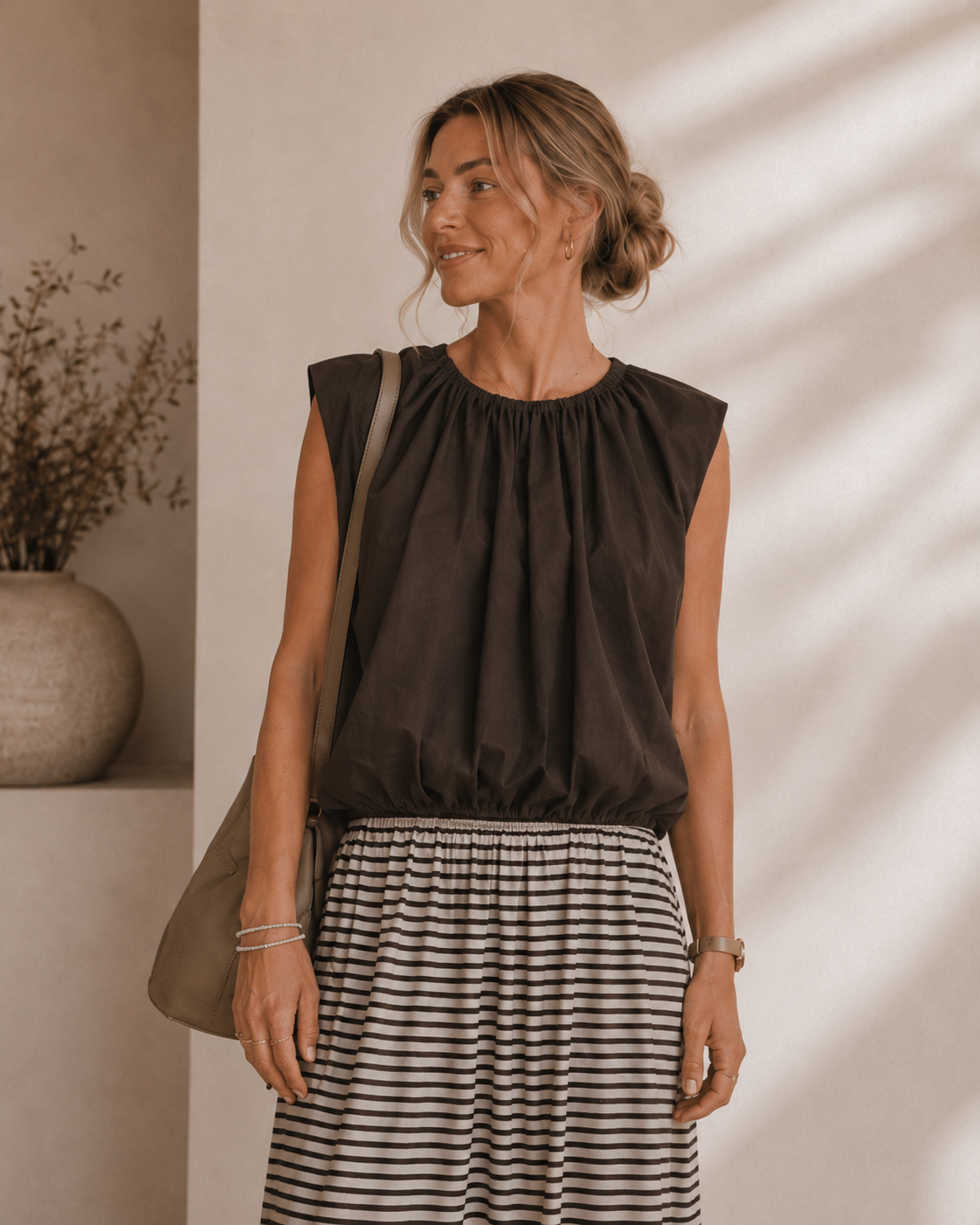 Bluse Viona – Ballonform Made in Italy 34-40/42