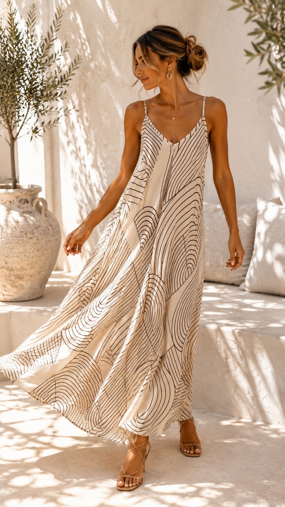 Kleid Mariella – Exklusiver Seiden-Look mit besonderem Design Made in Italy Gr 34-42/44
