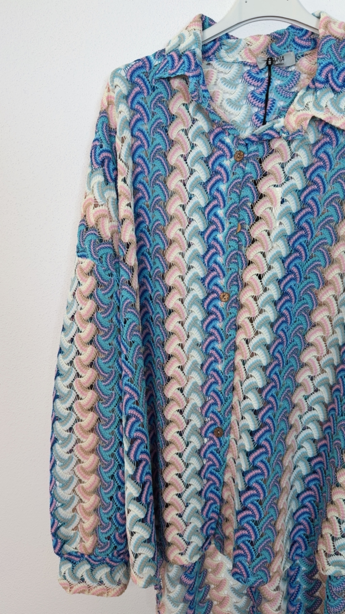 🌺✨ Strick Bluse Carly Multicolor Made in Itlay 34-42/44