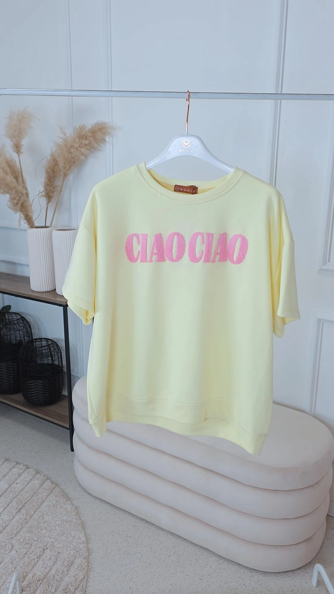 OVERSIZE SWEATER  CIAO UNI Made in Italy 34-44 Kurzarm Sweatshirt