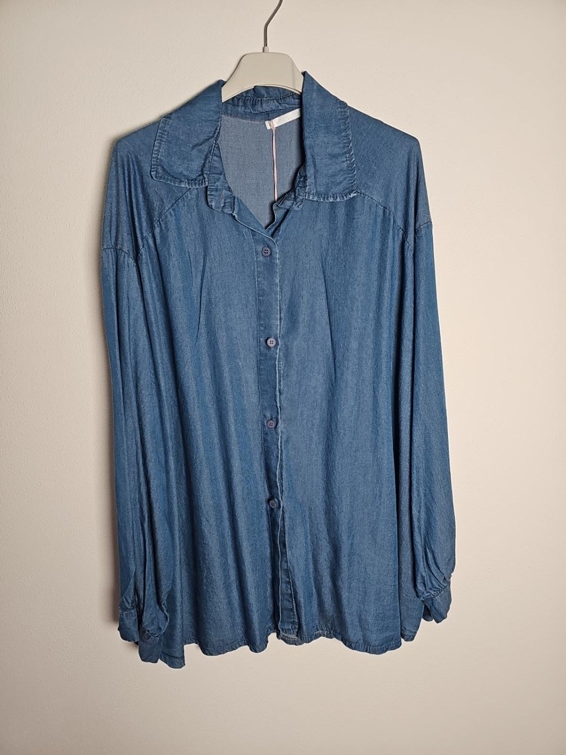 Bluse Megan Lyocell Uni Made in Italy 34-44/46 Sommerschnapper – vom Umtausch ausgeschlossen