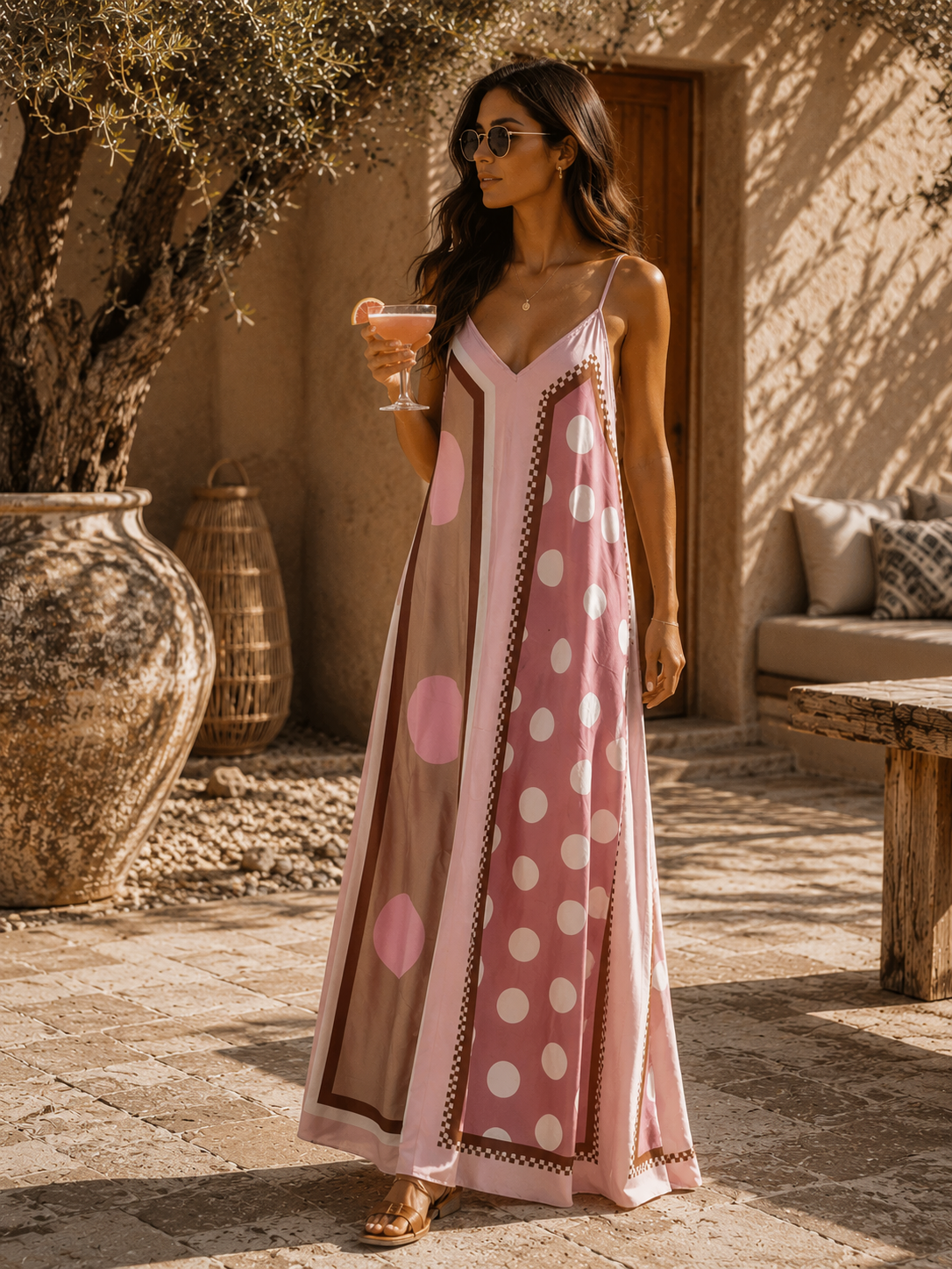 Polka Dots Kleid Ronda – Made in Italy | passend bis Größe 42