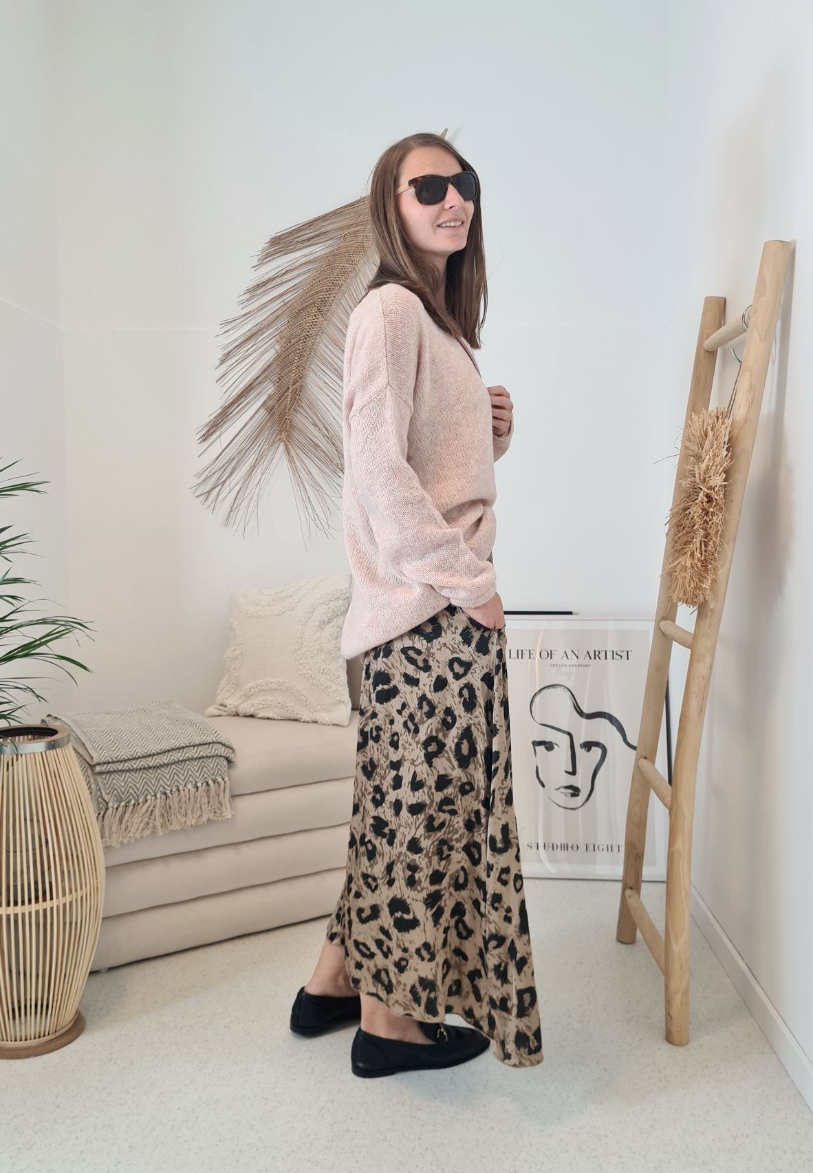 OVERSIZE KNIT SWEATER CARO ROSA edler Strickpullover Pullover 34-42/44 Vokuhila Made in Italy OVERSIZE KNIT SWEATER CARO ROSA edler Strickpullover Pullover 34-42/44 Vokuhila Made in Italy