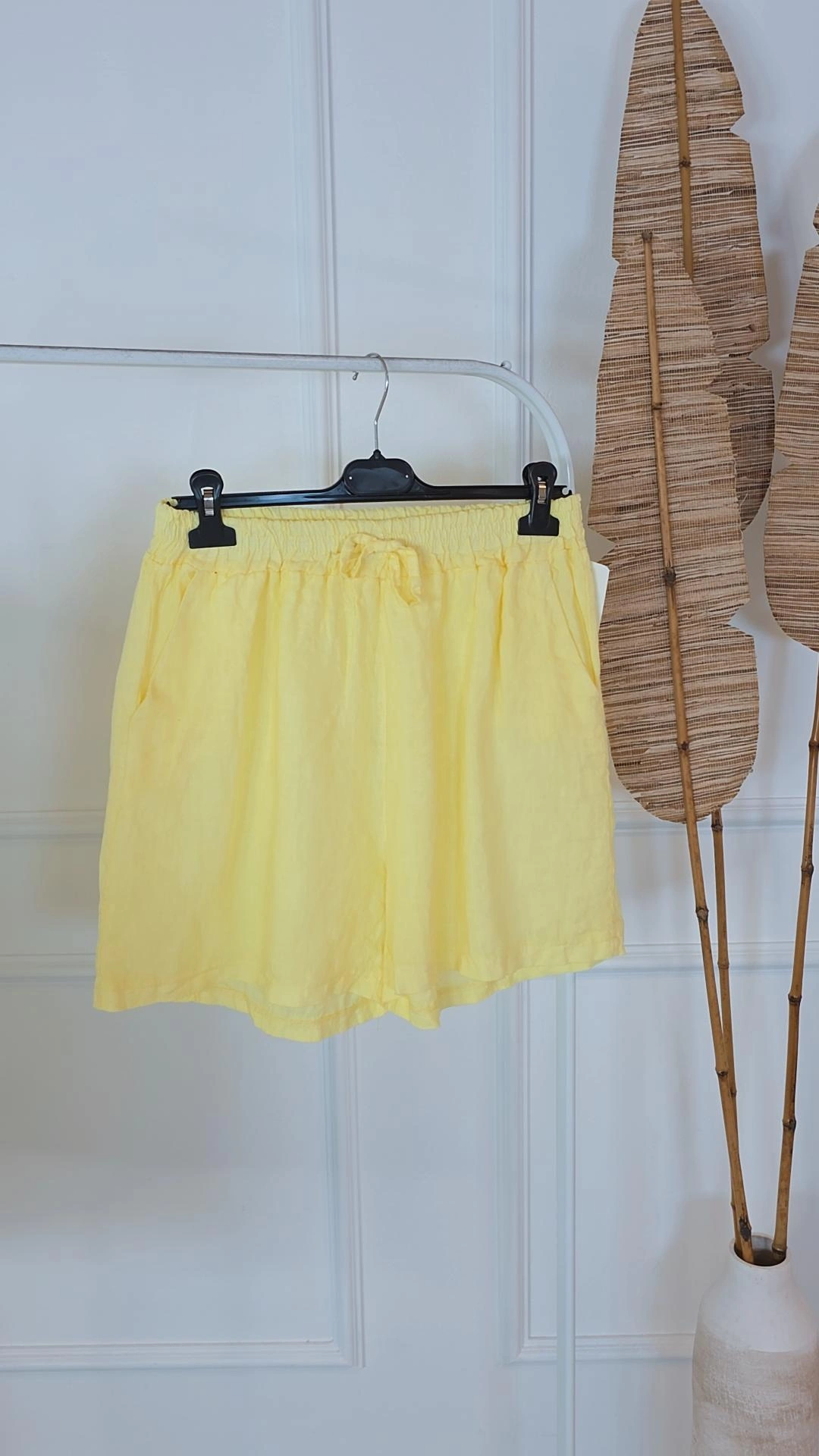 LINEN SHORTS BONITA KURZ Made in Italy 34-42 Leinenshort