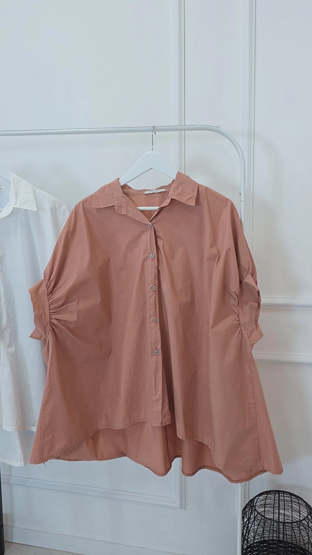 BLUSE LIANE Kurzärmelig UNI Made in Italy 34 - 44