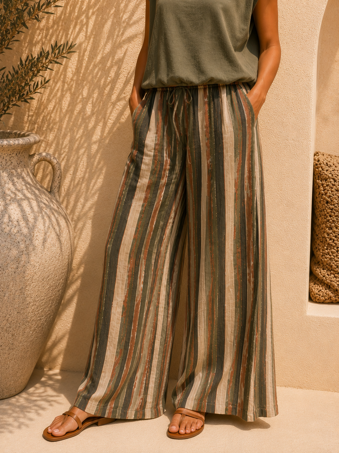 Marlene Hose Menorca Stripes Made in Italy 34-40/42