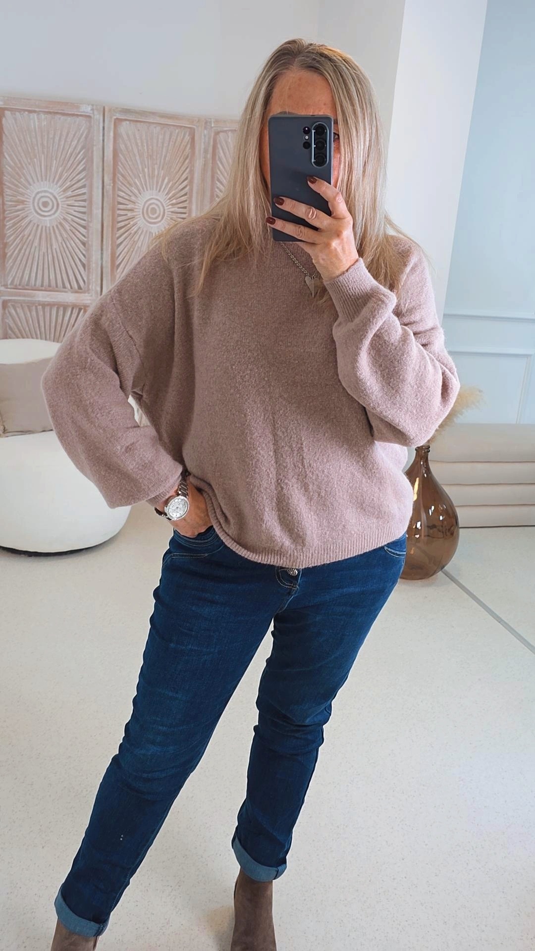 ALPAKA-STRICKPULLOVER CLARISSA 34-42/44 Made in Italy
