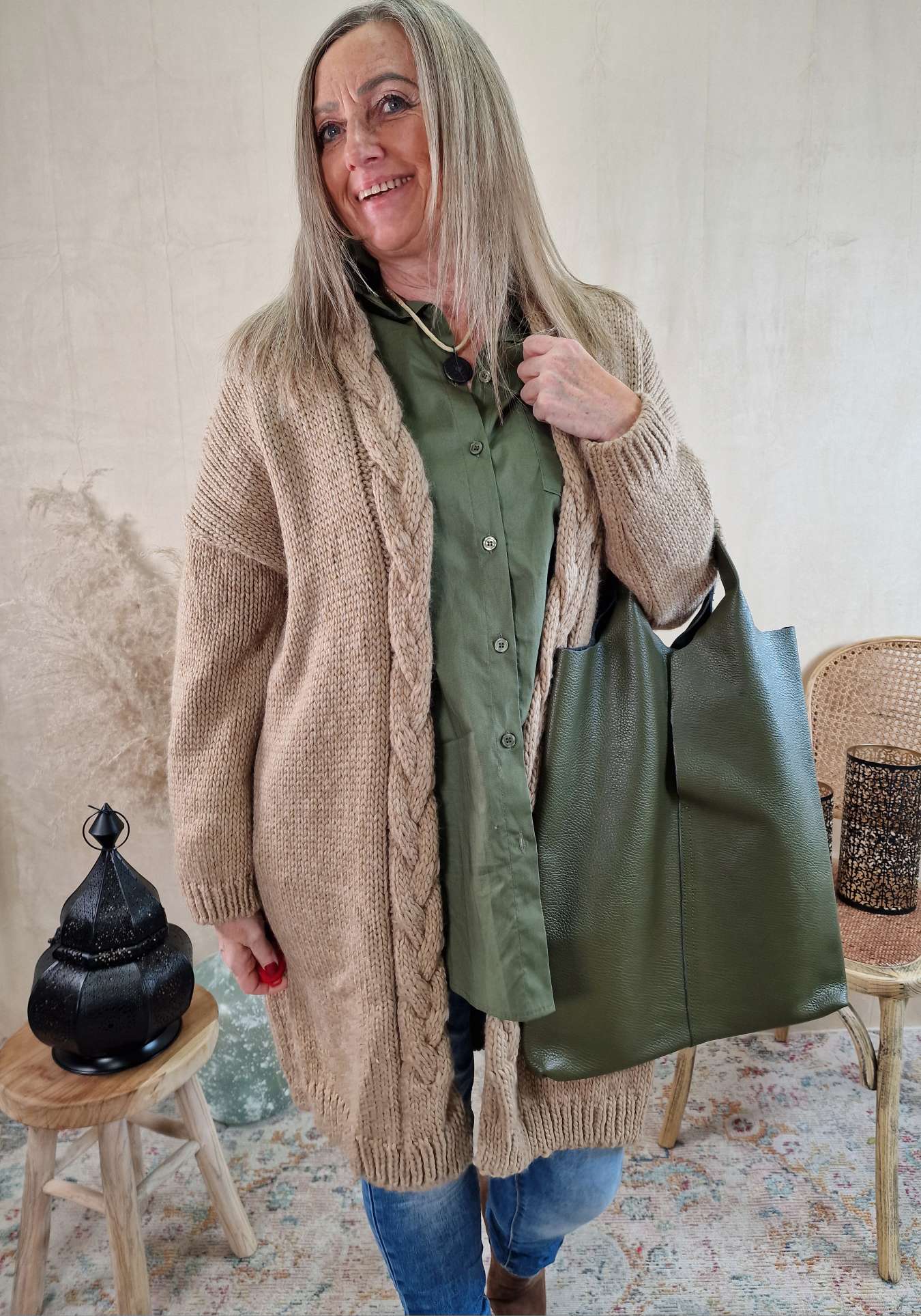 EDLER KNIT CARDIGAN BETTINA CAMEL 34-42 Made in Italy Strickjacke Strickmantel Mantel EDLER KNIT CARDIGAN BETTINA CAMEL 34-42 Made in Italy Strickjacke Strickmantel Mantel