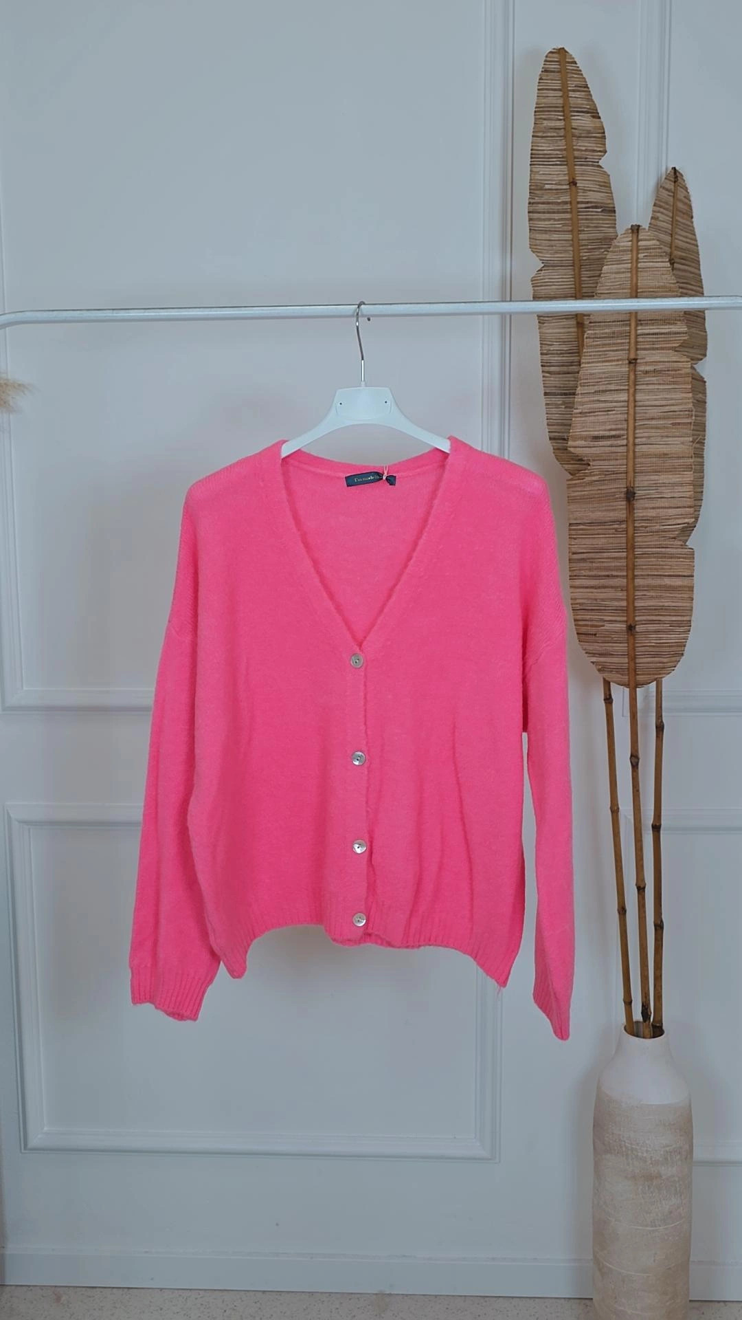 EDLER STRICK CARDIGAN OSLO Alpaka Strickjacke Made in Italy 34-42