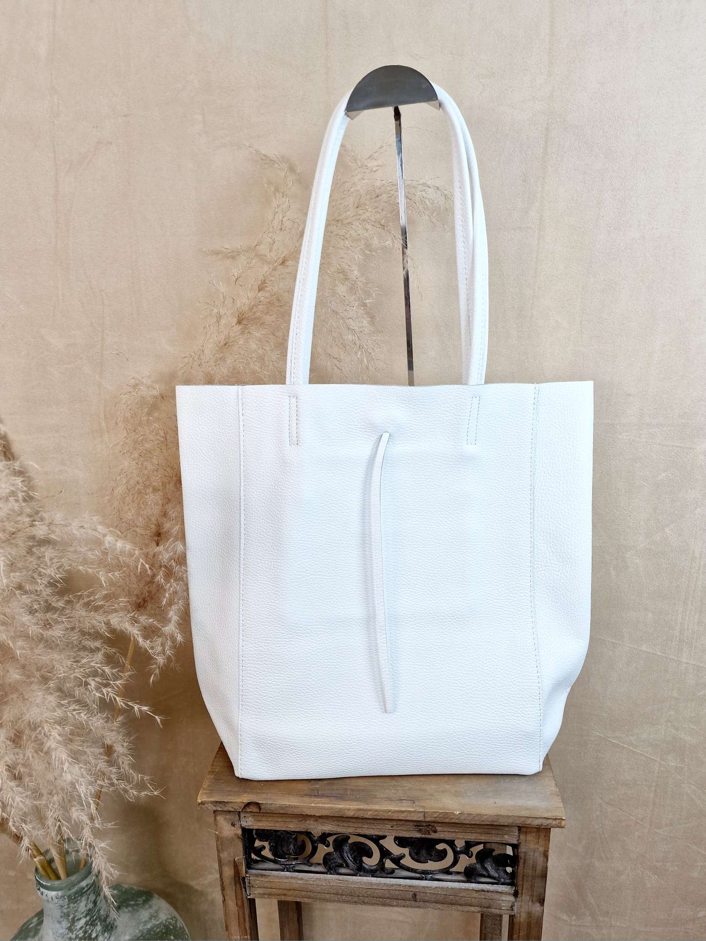 BASIC LEDER SHOPPER MARA WEISS Made in Italy Ledertasche Tasche  