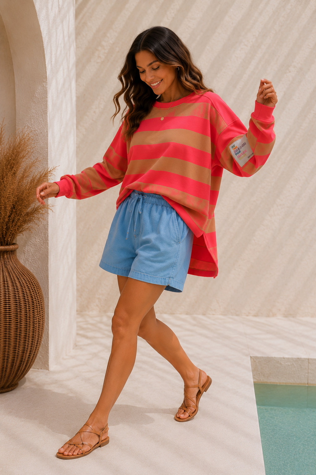 SWEATER PINA STRIPES Made in Italy 36 - 42