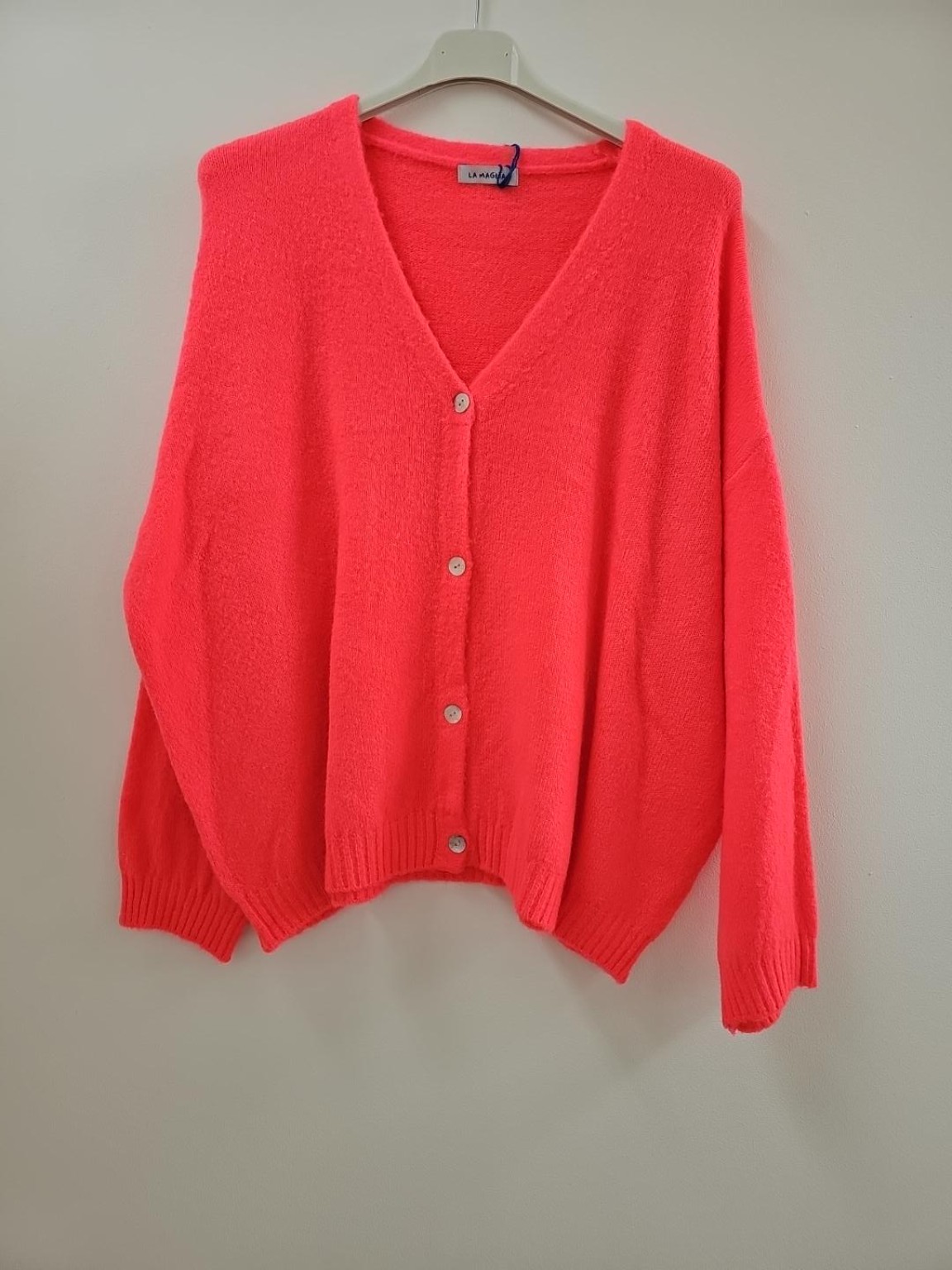 Agnetha – Oversize Alpaka Strickjacke | Made in Italya Cardigan  34-44