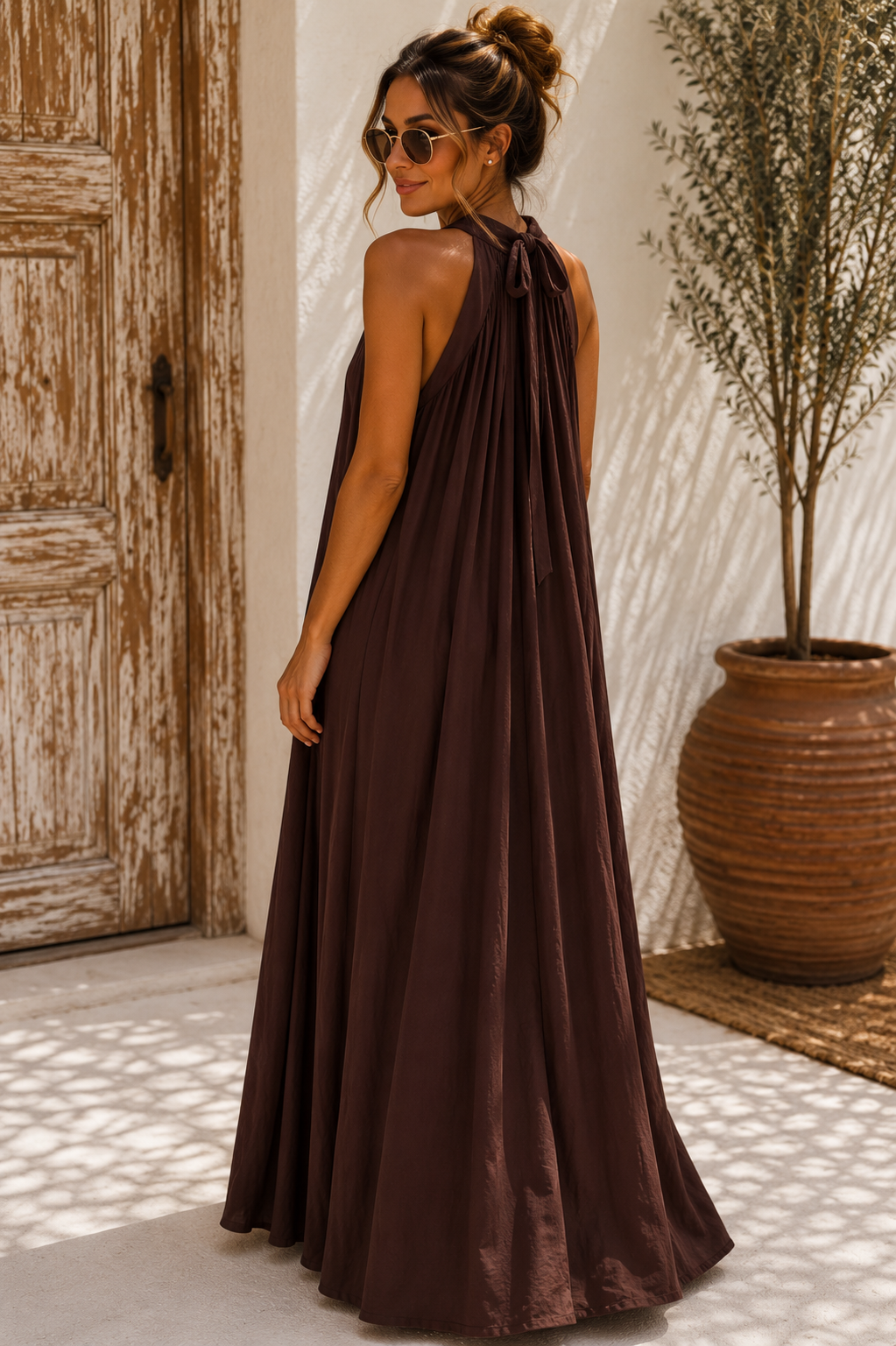 Kofferkleid Kleid „Amboseli“ lang – Dein stilvoller Begleiter für jeden Sommertag Made in Italy Gr 34-42