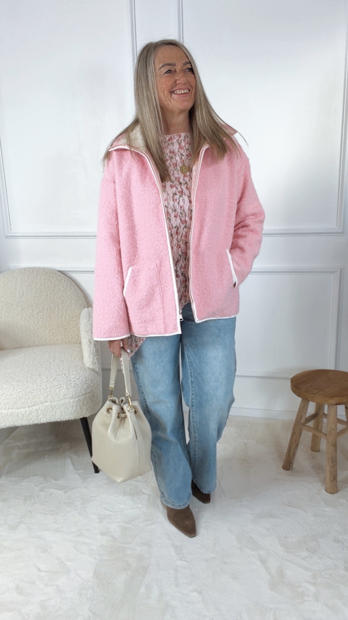 DUO COLOUR JACKE SAMMY Made in Italy 34- 42