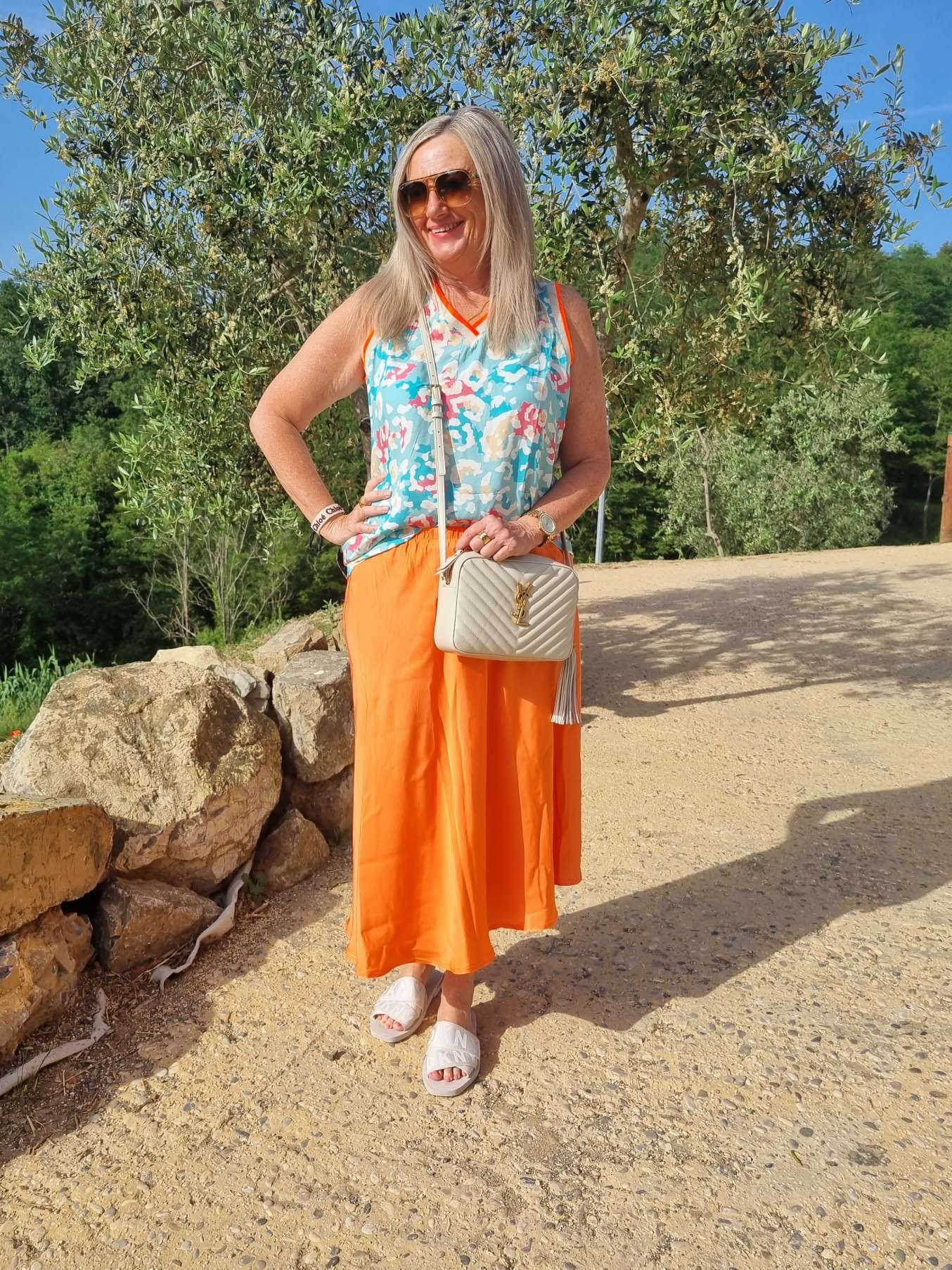 EDLER SATIN SKIRT SABRINA ORANGE Silk Seiden Mix Rock Made in Italy 34-40/42 EDLER SATIN SKIRT SABRINA ORANGE Silk Seiden Mix Rock Made in Italy 34-40/42