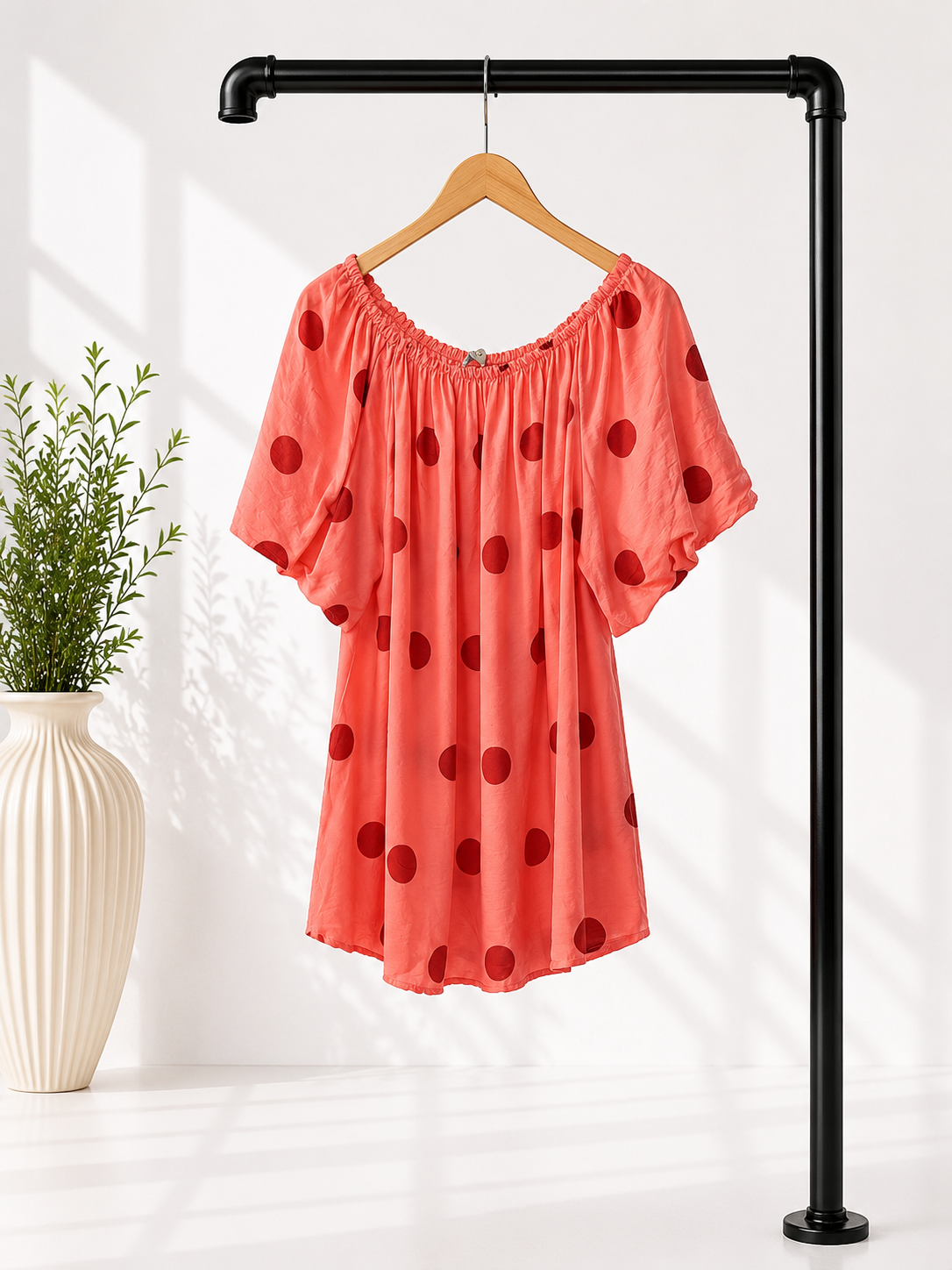 Blusenshirt Amina – Punkte, die gute Laune machen 🤍Gr. 34-42/44 Made in Italy Dots