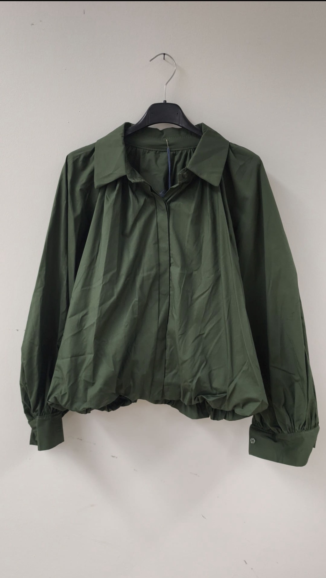 Ballonbluse „Vittoria“ – Made in Italy 🇮🇹  34-42 Basic Bluse
