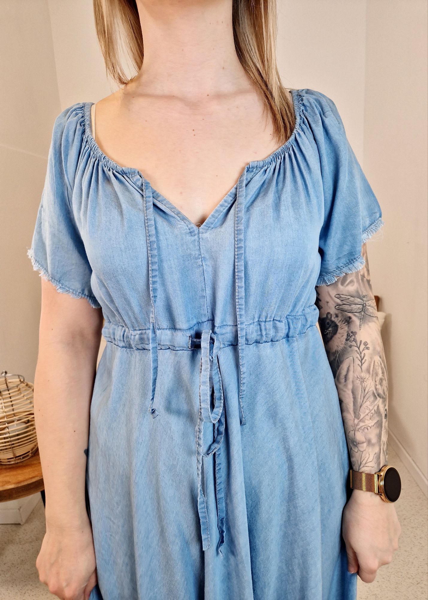 JEANS DRESS MEREDITH NEW 34-42 Made in Italy DENIM Kleid JEANS DRESS MEREDITH NEW 34-42 Made in Italy DENIM Kleid