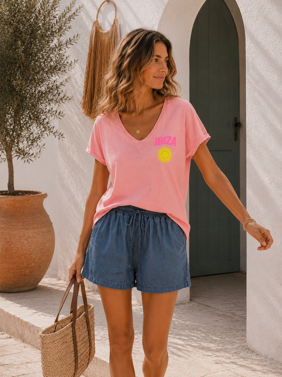 T-Shirt Virella Ibiza Sun Made in Italy 34-40/42