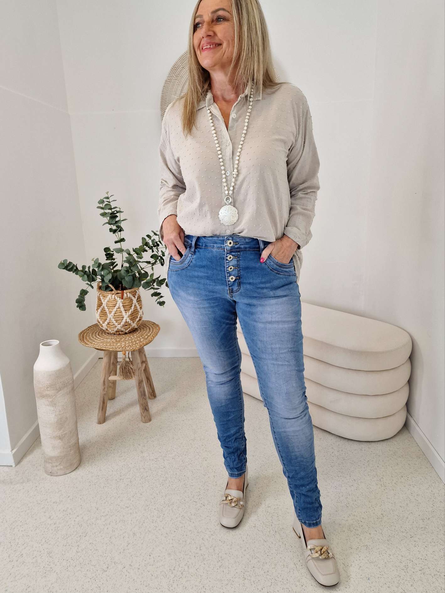 BASIC JEANS THEO Denim Blue Made in Italy Varantenartikel BASIC JEANS THEO Denim Blue Made in Italy Varantenartikel