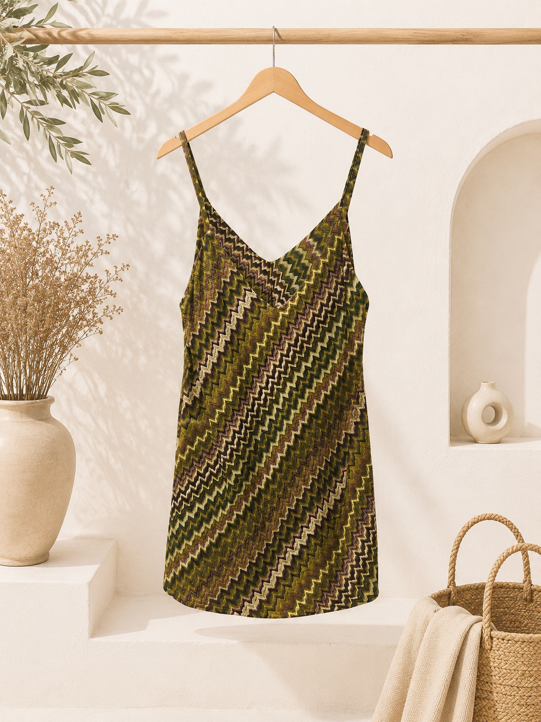Top Maribel Zickzack-Muster Made in Italy 34-38 Sommerschnapper – vom Umtausch ausgeschlossen