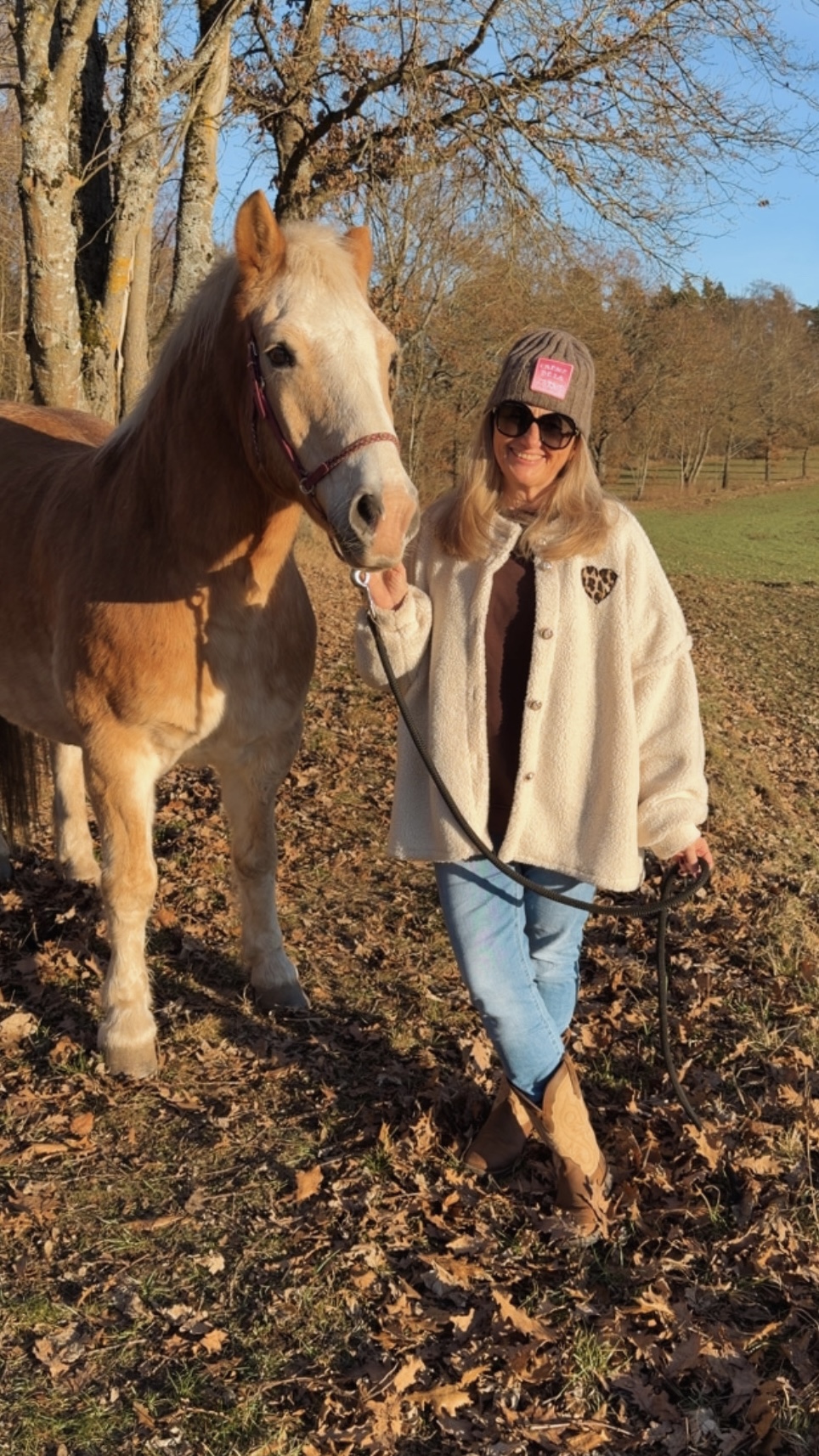 OVERSIZE TEDDY JACKE JANNIKA LEO HEART Made in Italy 36-44/46