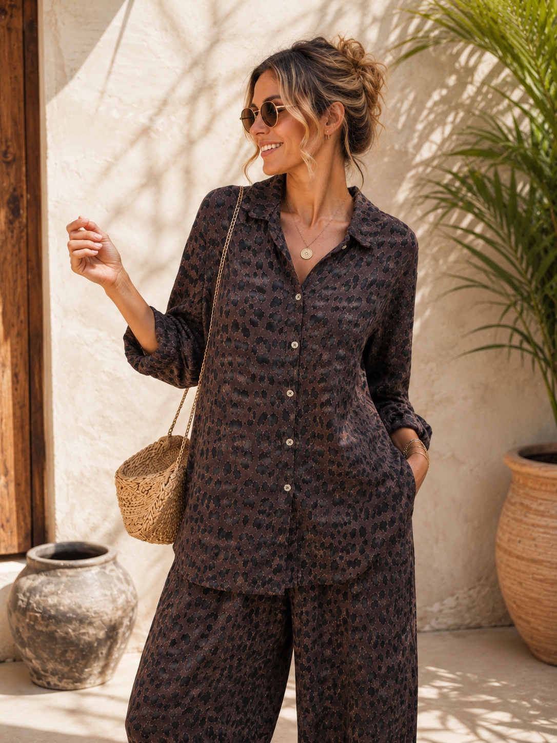 Bluse Musselin Leo Kiano Made in Italy 34-42/44