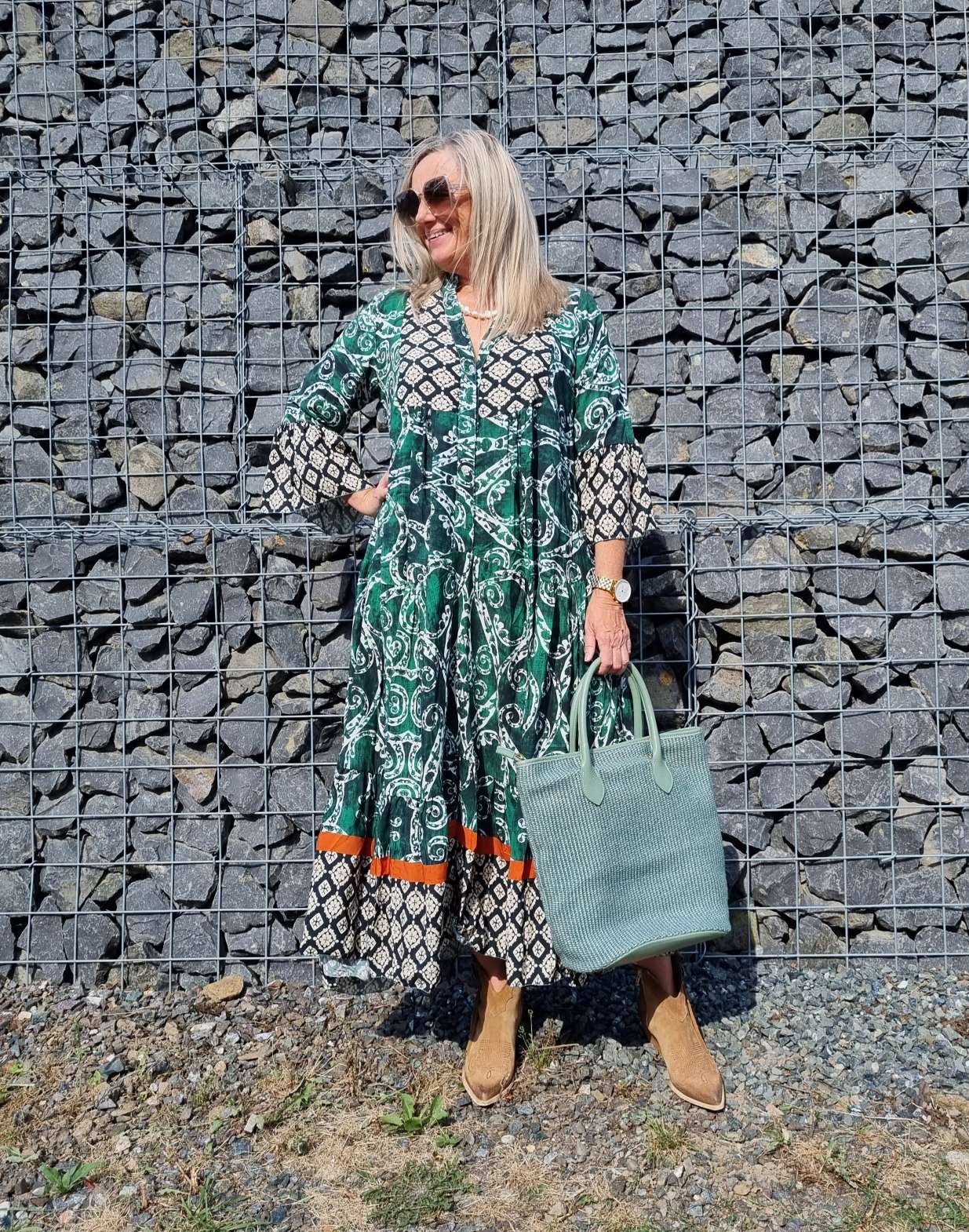 BAST SHOPPER ARIA MINT Leder Tasche Shopping Bag Umhängetasche Made in Italy BAST SHOPPER ARIA MINT Leder Tasche Shopping Bag Umhängetasche Made in Italy