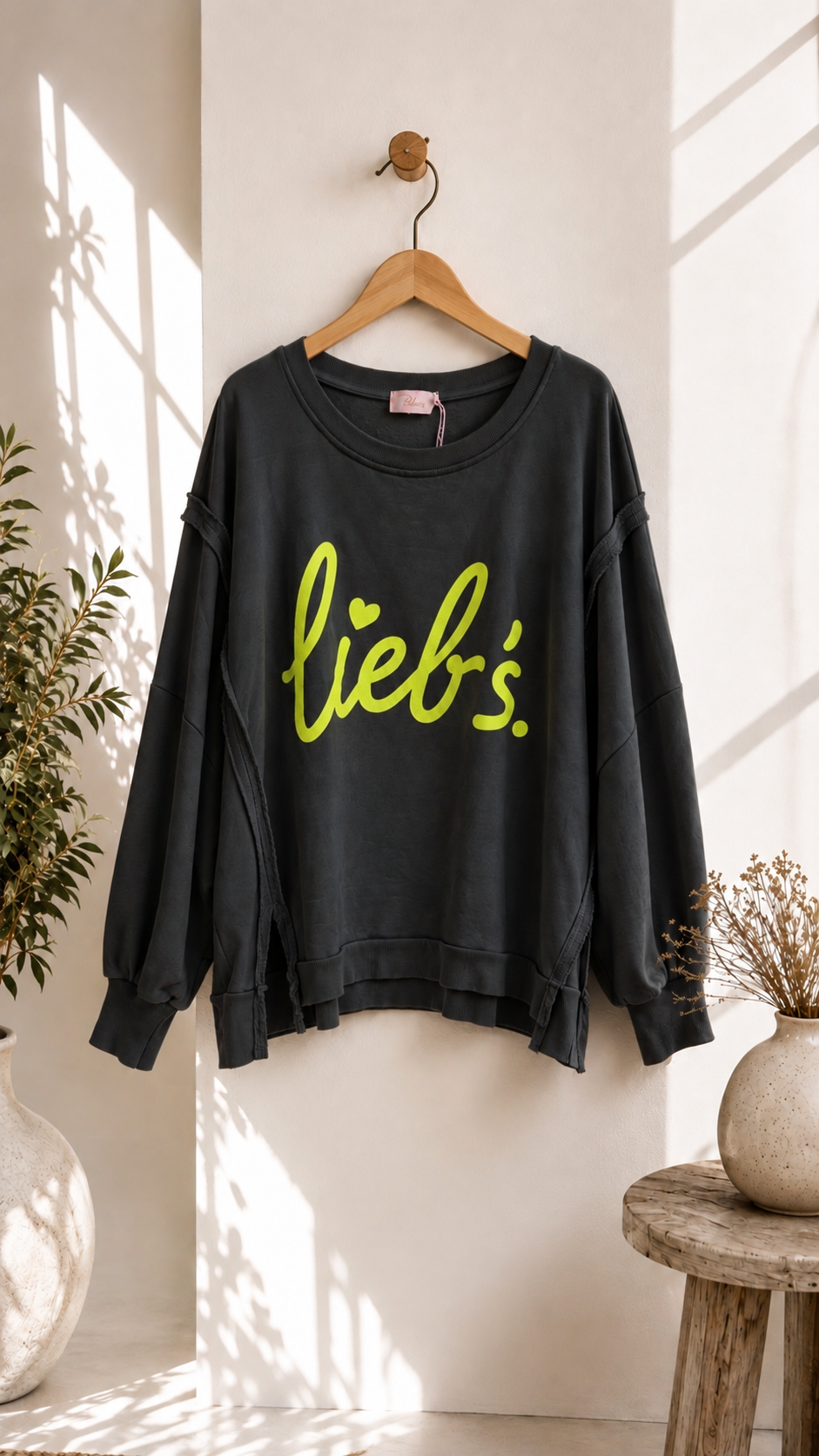 Sweatshirt Isotta – Lieb´s im lässigen Oversize-Look Made in Italy 34-48