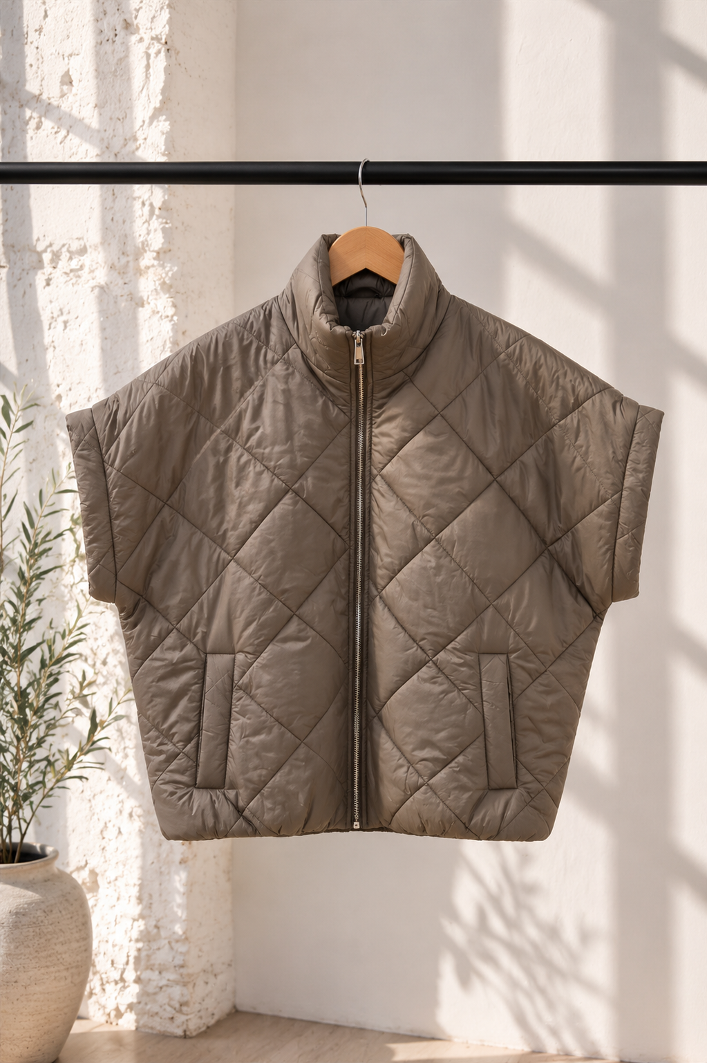 Steppjacke Svenja – Made in Italy – lässiger Spätsommer-Look Gr. 34-42
