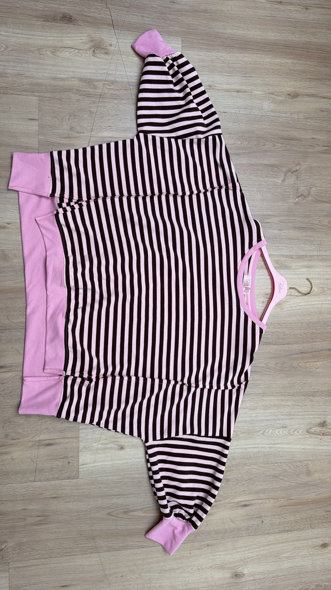 Sweater Charly mit Raw-Cut Details Stripes Made in Italy 34-44/46