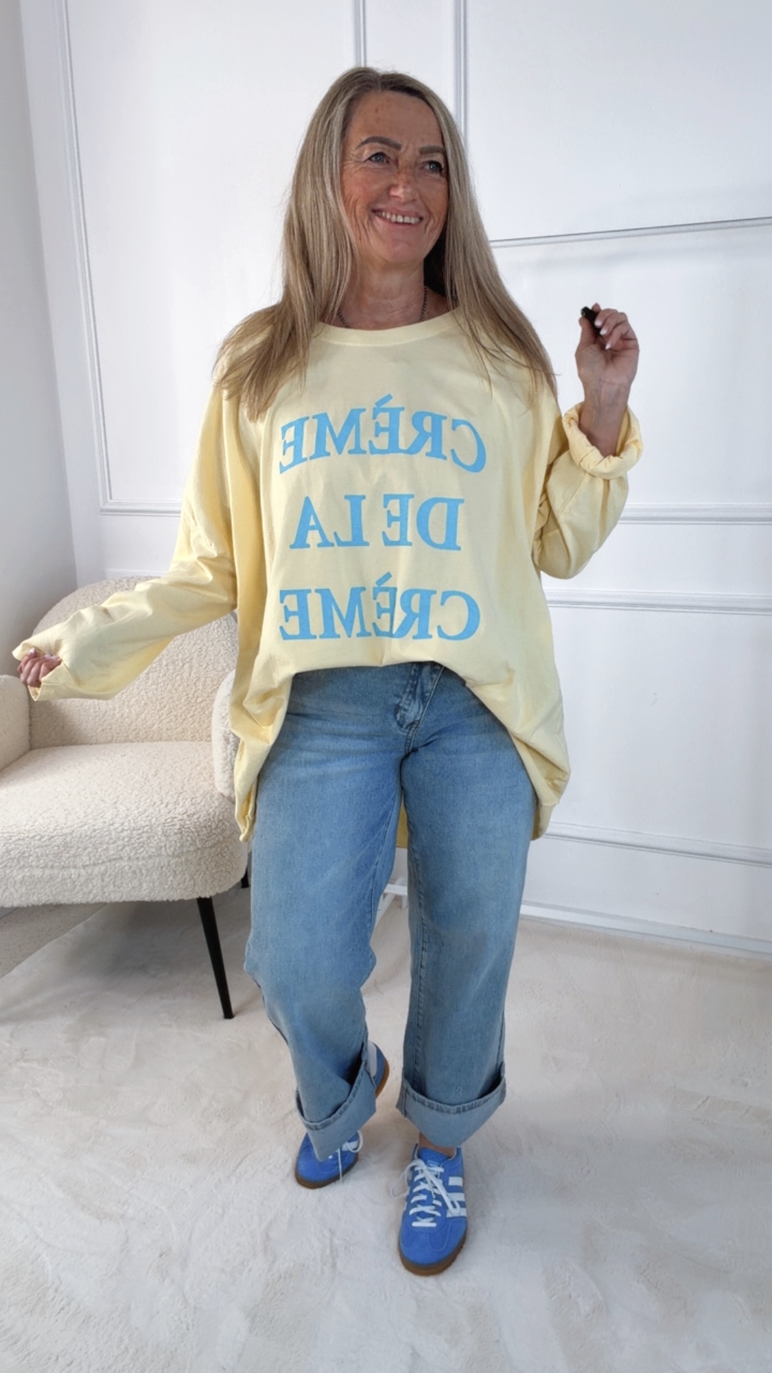 SHIRT LONG/VOKUHILA CREME DE LA CREME 36 - 44 Made in Italy