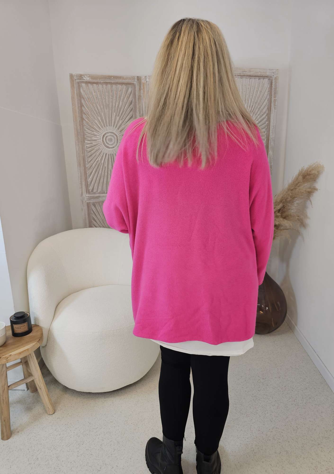 LIGHT KNIT SWEATER MARION Made in Italy Oversize 34-48 Strickpullover Pullover LIGHT KNIT SWEATER MARION Made in Italy Oversize 34-48 Strickpullover Pullover