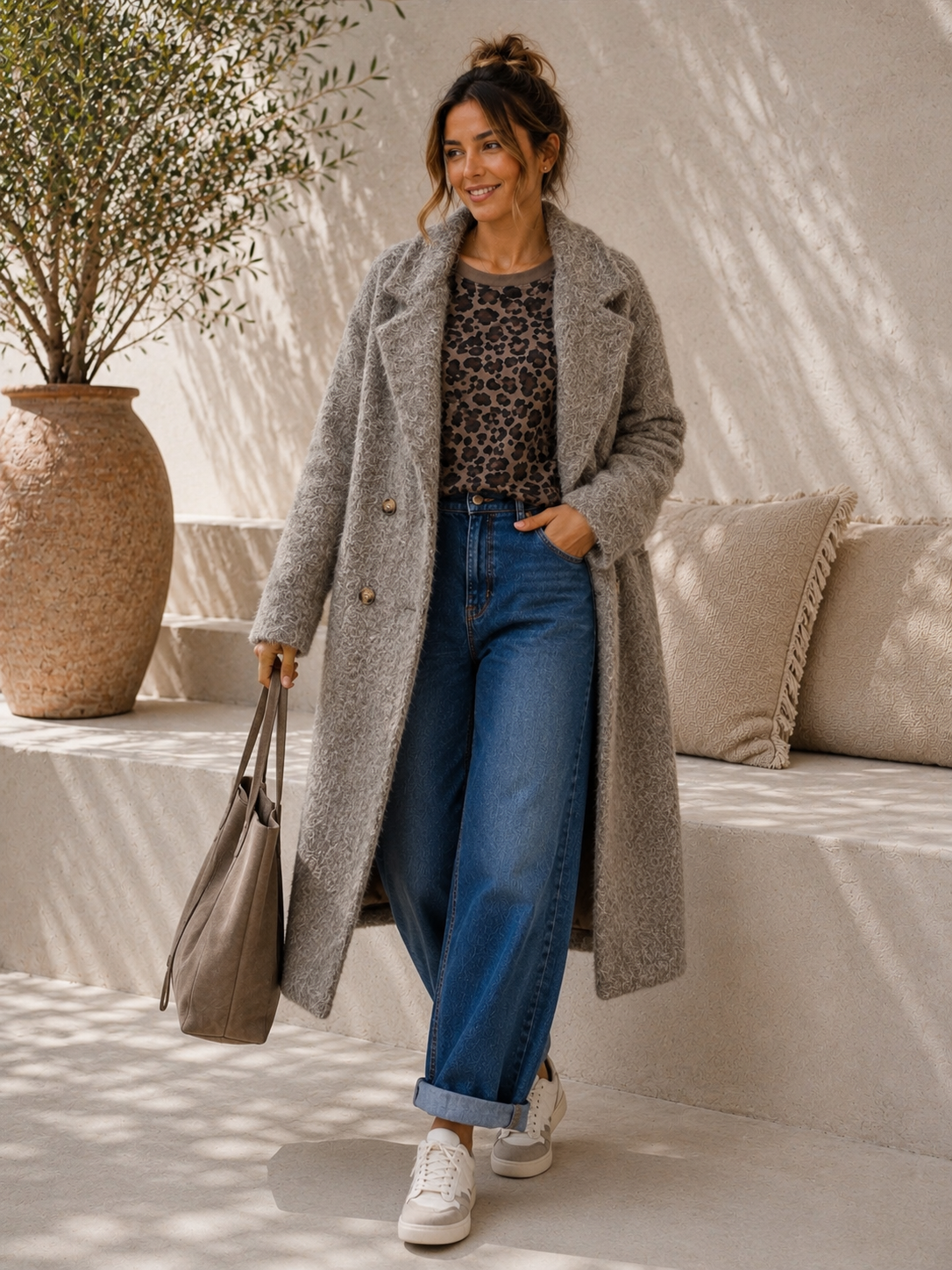 TREND MANTEL ELVIRA 36 - 42 Trench Coat Made in Italy