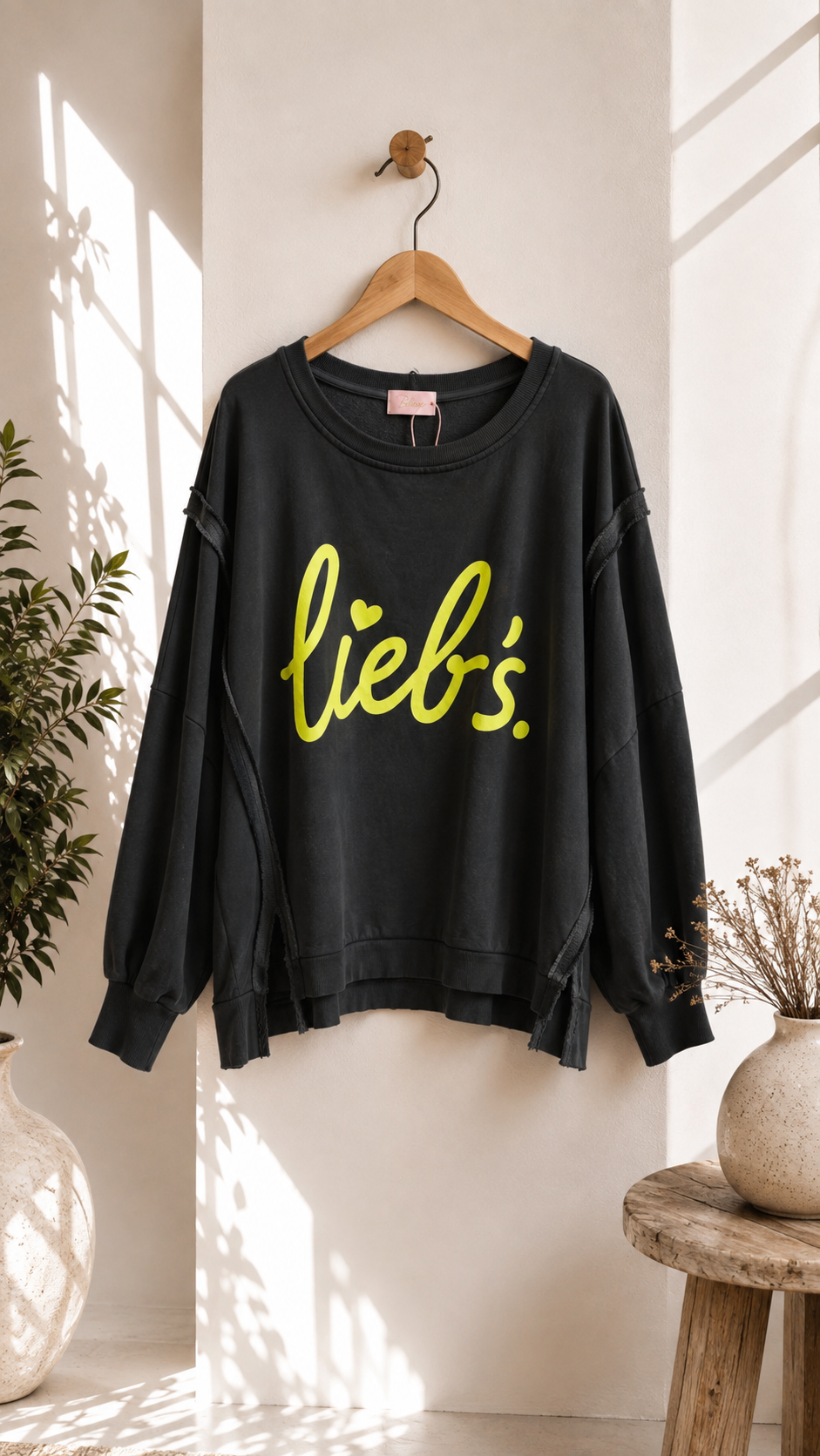 Sweatshirt Isotta – Lieb´s im lässigen Oversize-Look Made in Italy 34-48